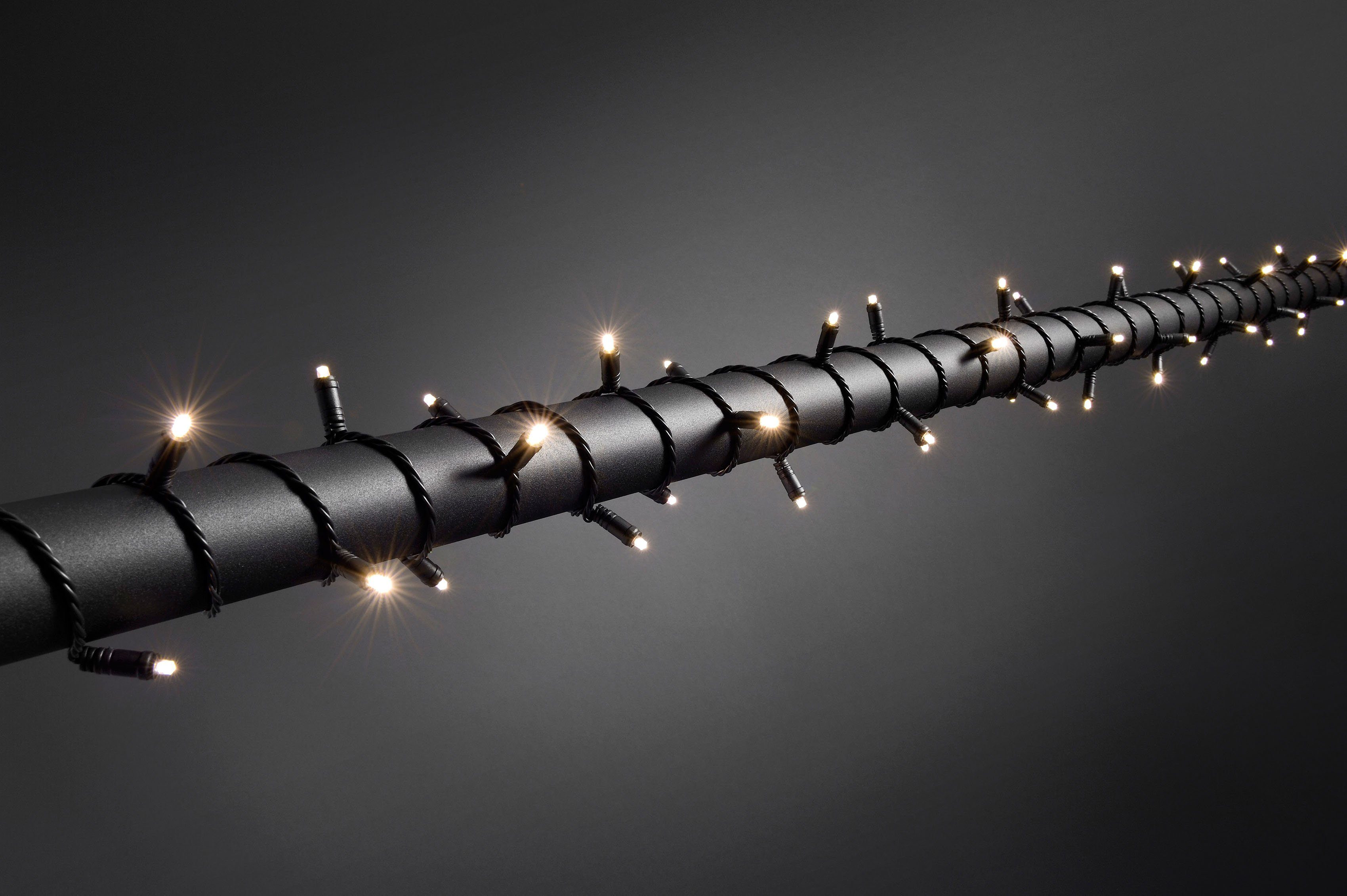 KONSTSMIDE LED-Lichterkette, 80-flammig, Micro LEDs, mit 9h Timer, schutzisoliert/umgossen, 80 warmweiße Dioden