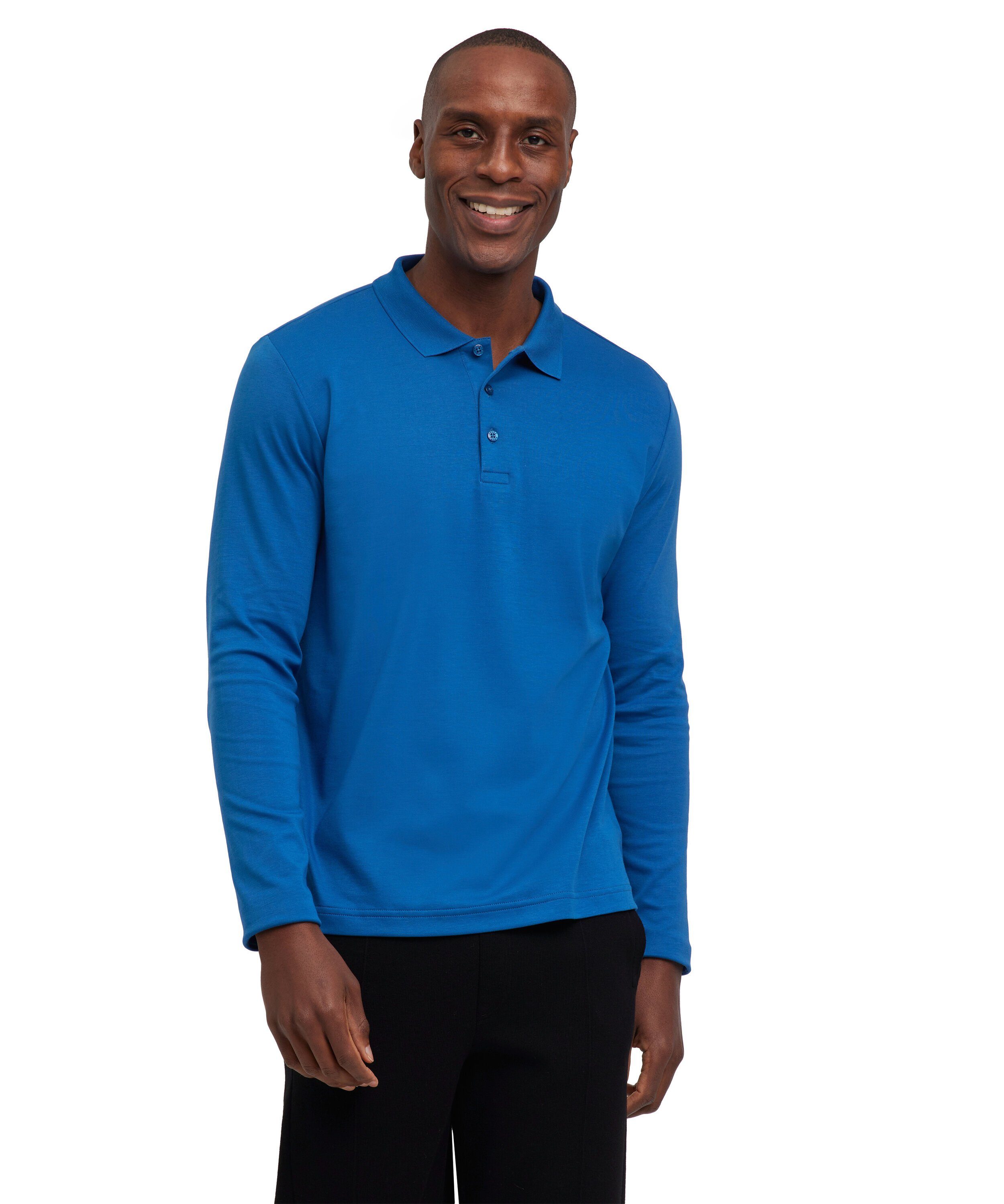 FALKE Poloshirt aus hochwertiger Pima-Baumwolle