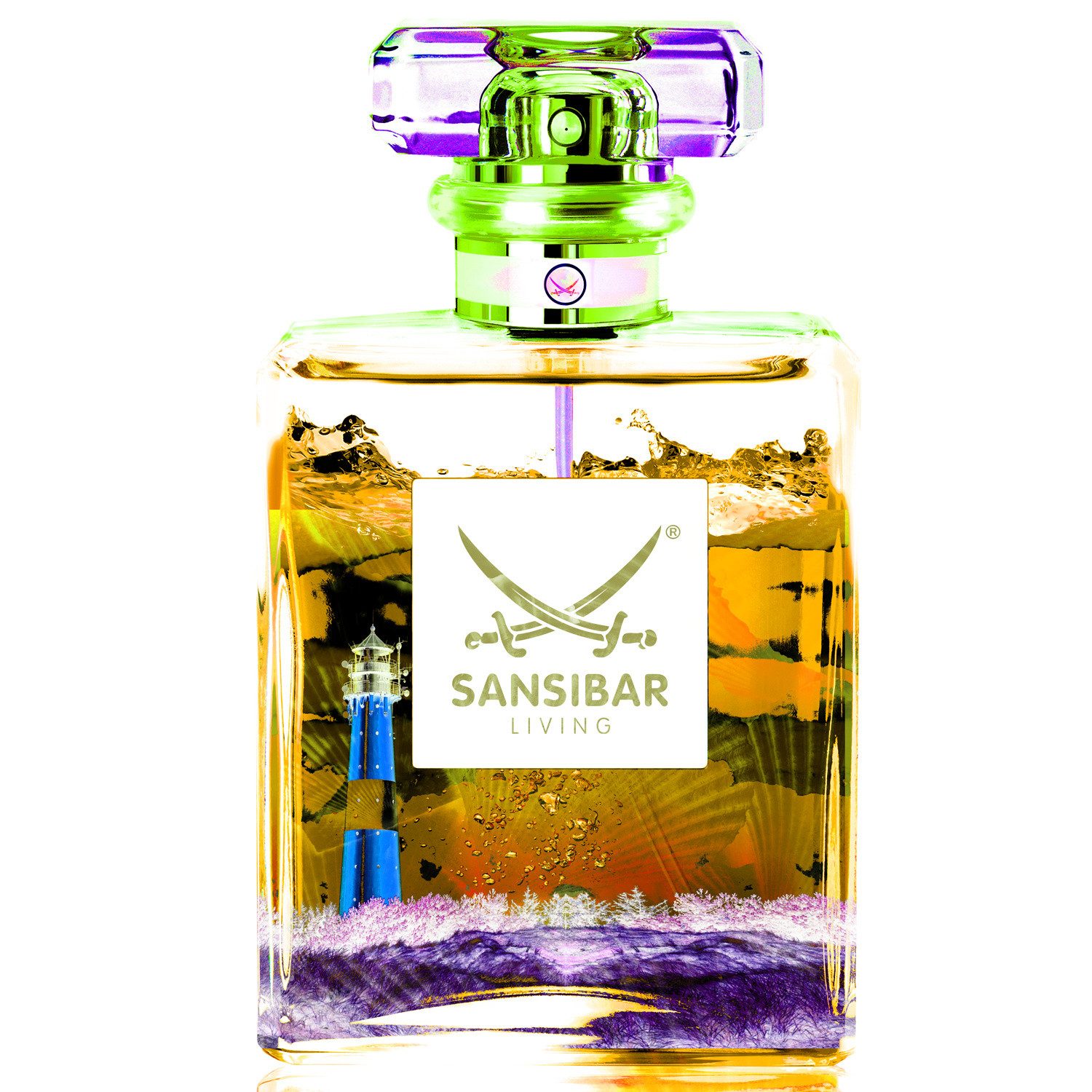 Sansibar Sylt Bild Acrylglasbild SANSIBAR Bottles BHT 50x50x5 cm Glasbild