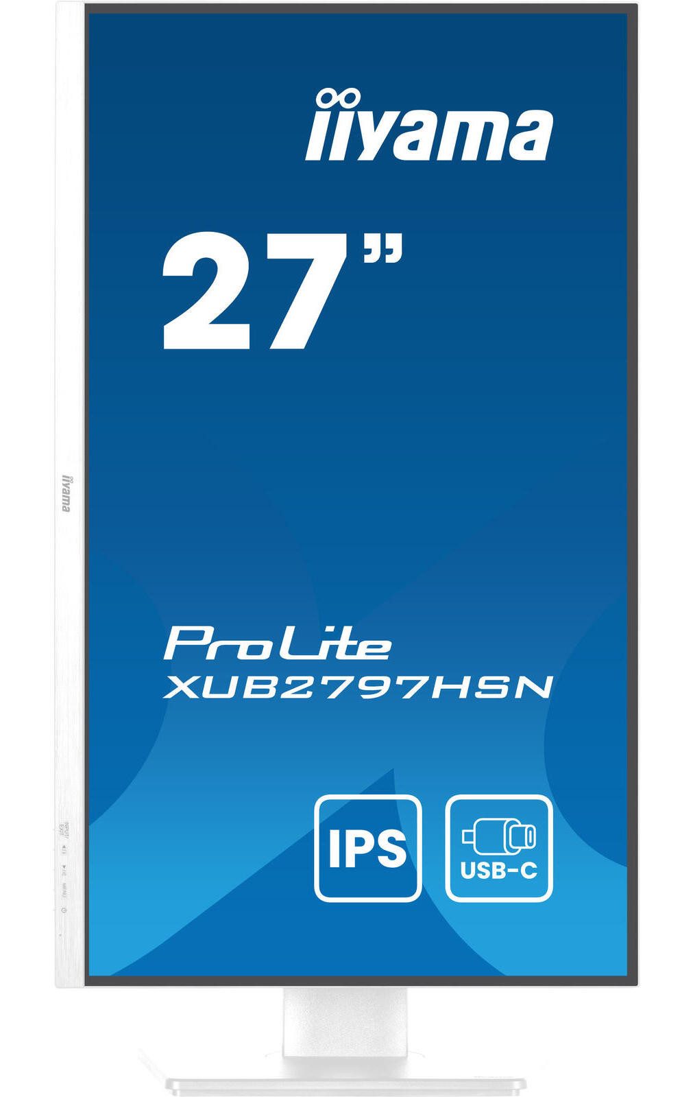 Iiyama XUB2797HSN-W2 Gaming-LED-Monitor (1920 x 1080, 1 ms Reaktionszeit, 100 Hz, IPS Panel)