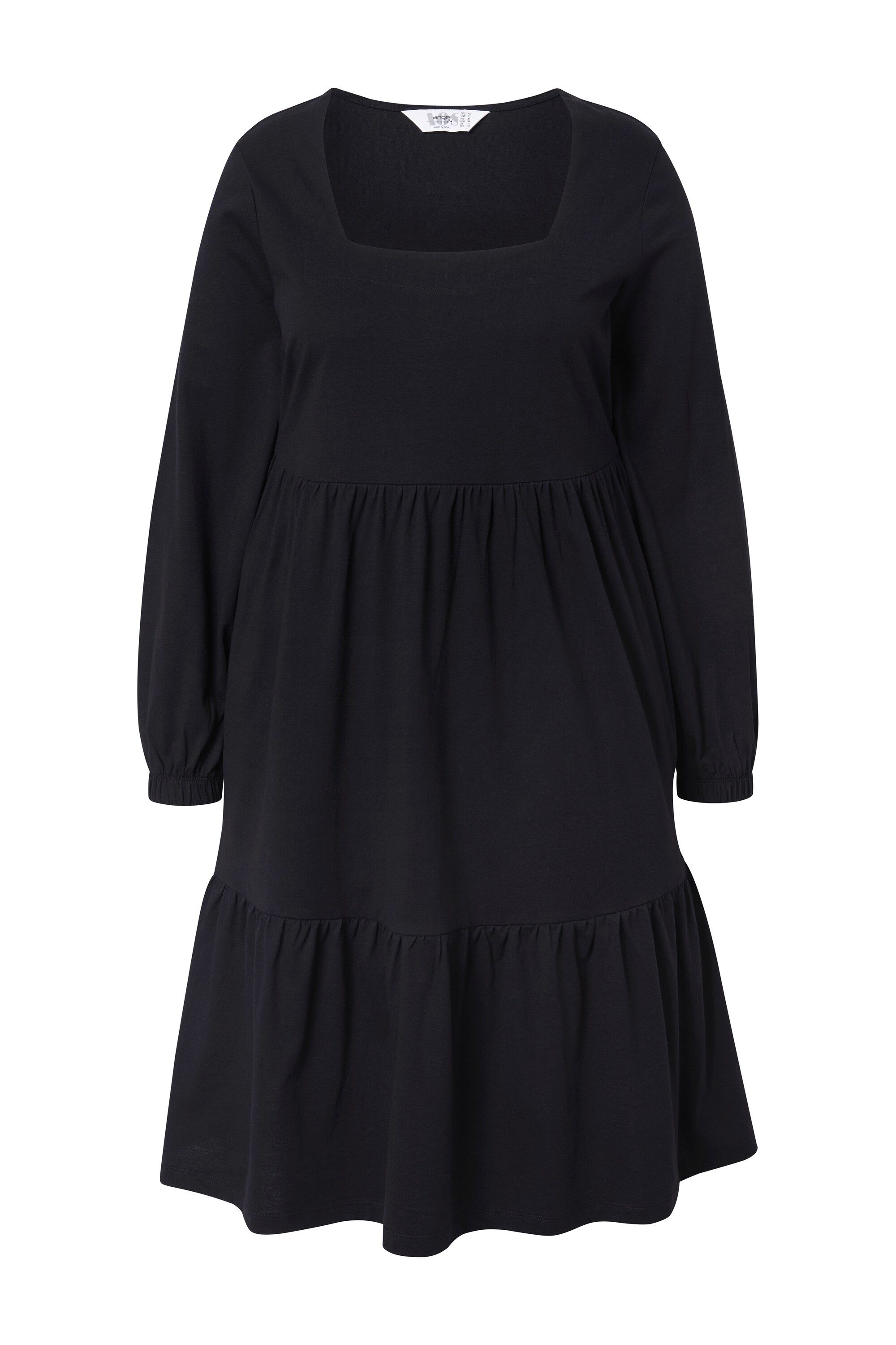 Angel of Style Jerseykleid Jerseykleid A-Linie Saum-Volant günstig online kaufen