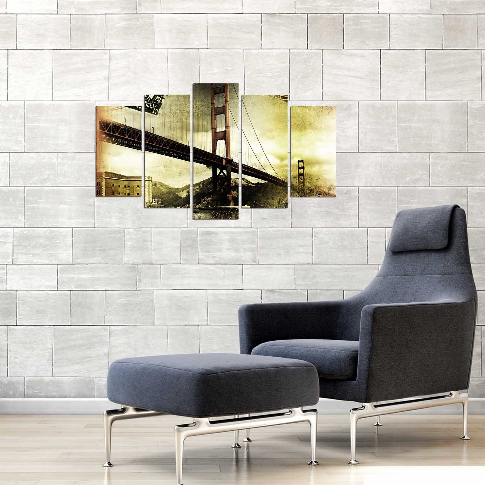 Wallity Leinwandbild CHR2924, Bunt, 110 x 60 cm, 100% MDF
