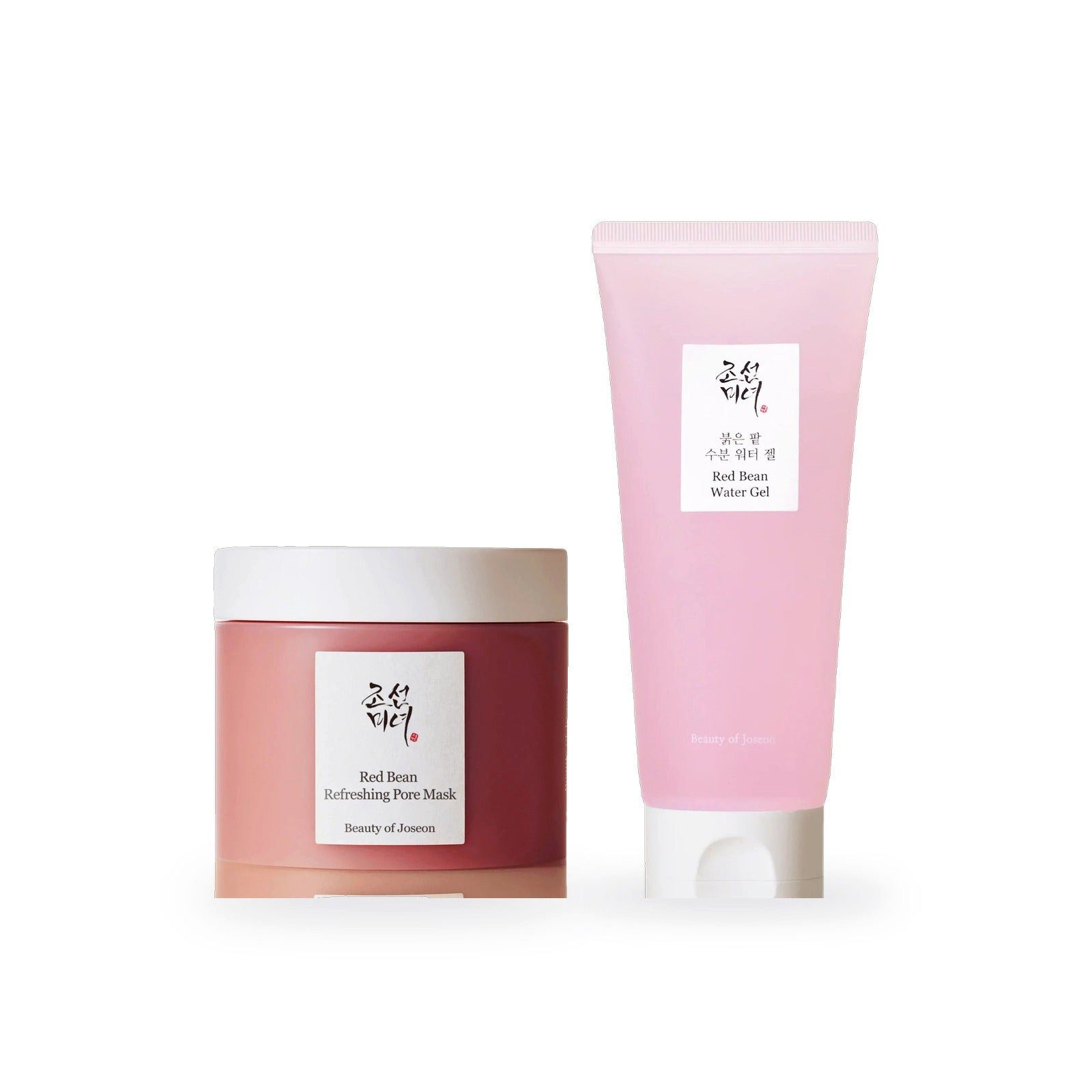 Beauty of Joseon Gesichtspflege-Set Red Bean Duo: Refreshing Pore Mask + Water Gel für fettige Haut, 2-tlg.