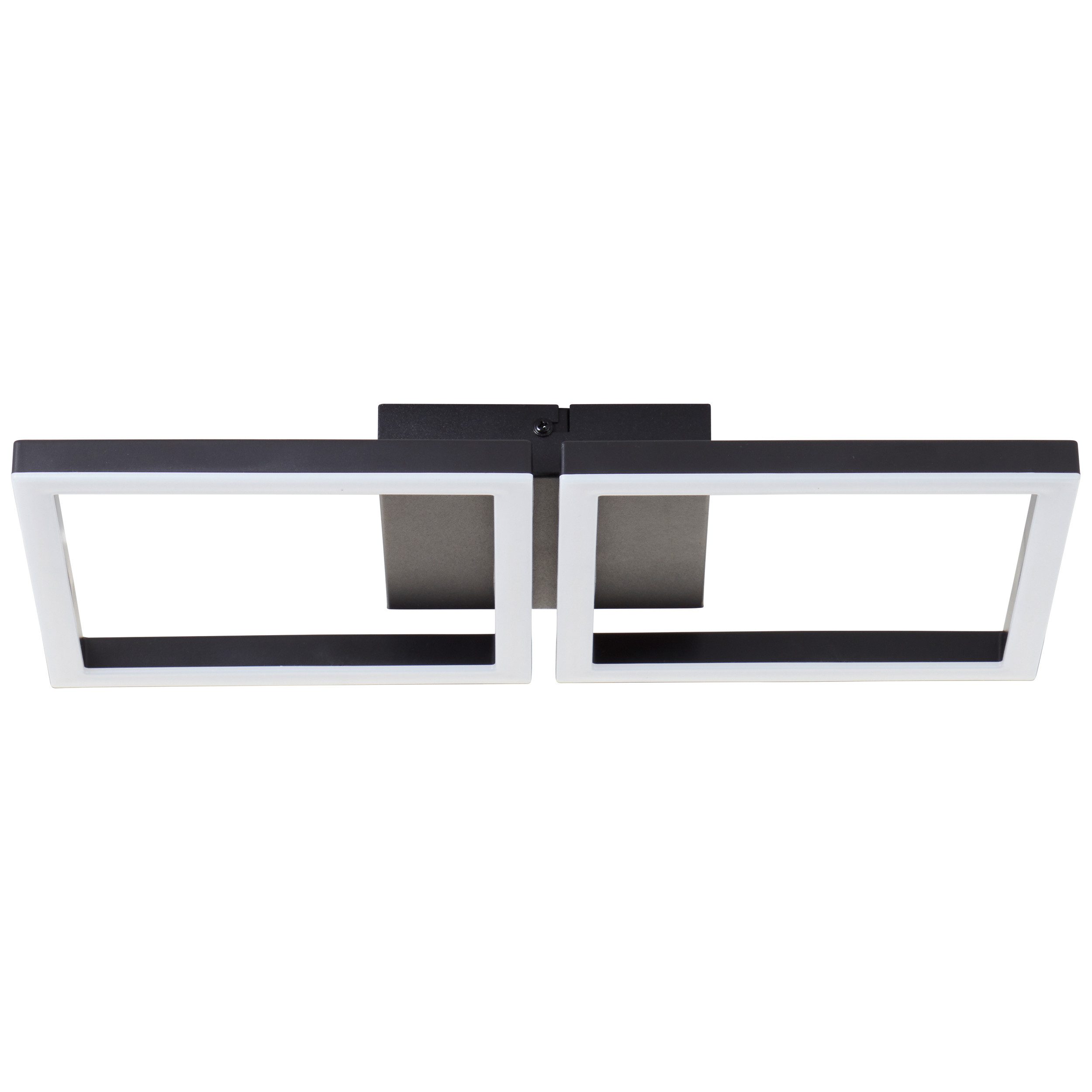Brilliant LED Deckenleuchte Tabea, LED fest integriert, Warmweiß, LED-Profilleuchte, 20 x 41 x 5 cm, 2300 lm, 3000 K, Metall, schwarz