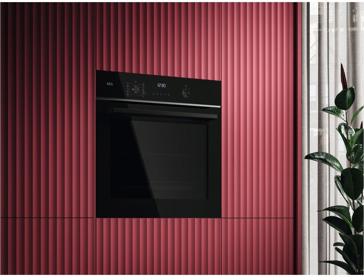AEG Pyrolyse Backofen 6000 TS6PB50WAB, Pyrolyse-Selbstreinigung, mit AirFry-Funktion, mit Kerntemperatursensor, Multilevel Cooking