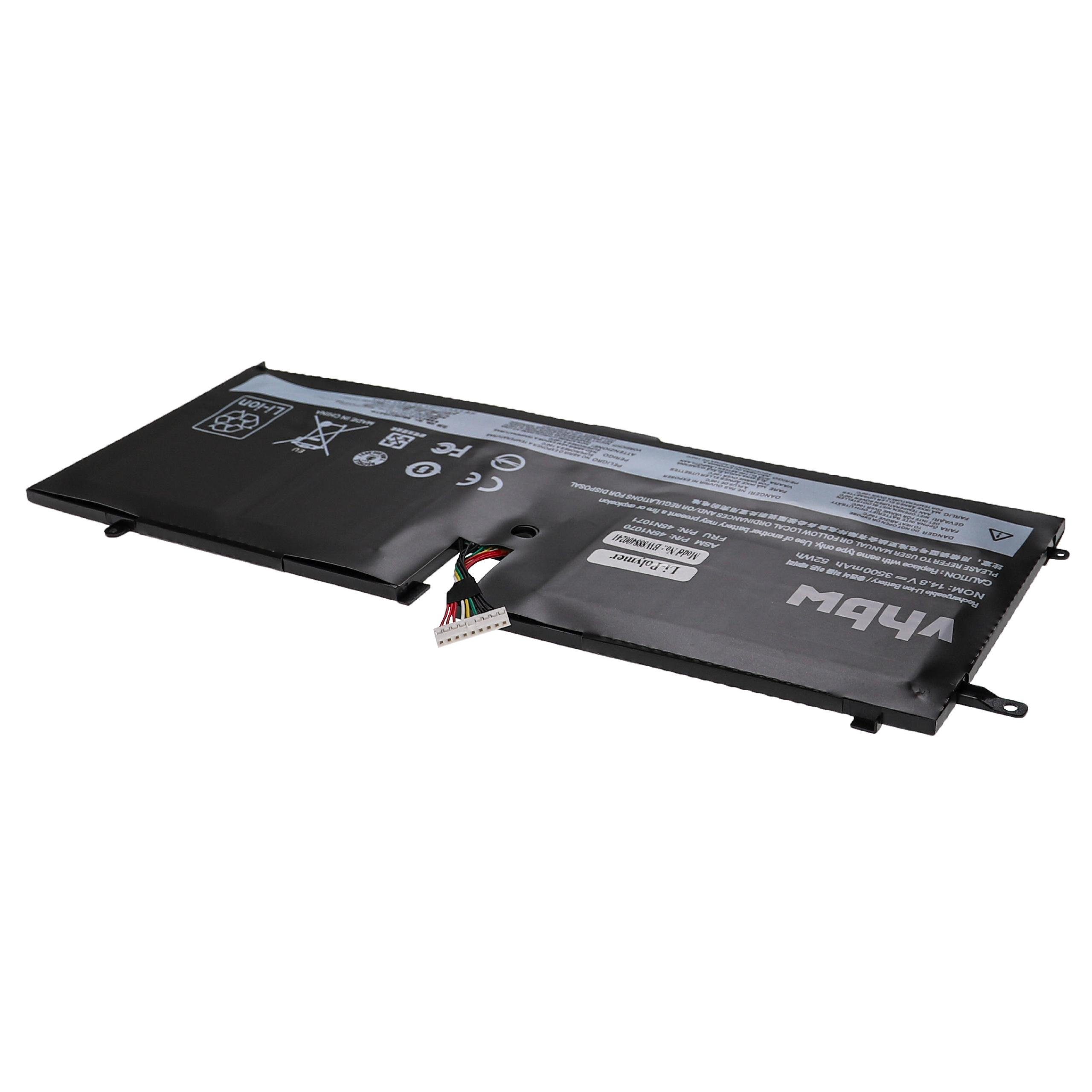 45N1071, Li-Polymer Lenovo (14,8 für Laptop-Akku vhbw Ersatz 3500 45N1070 mAh V) für