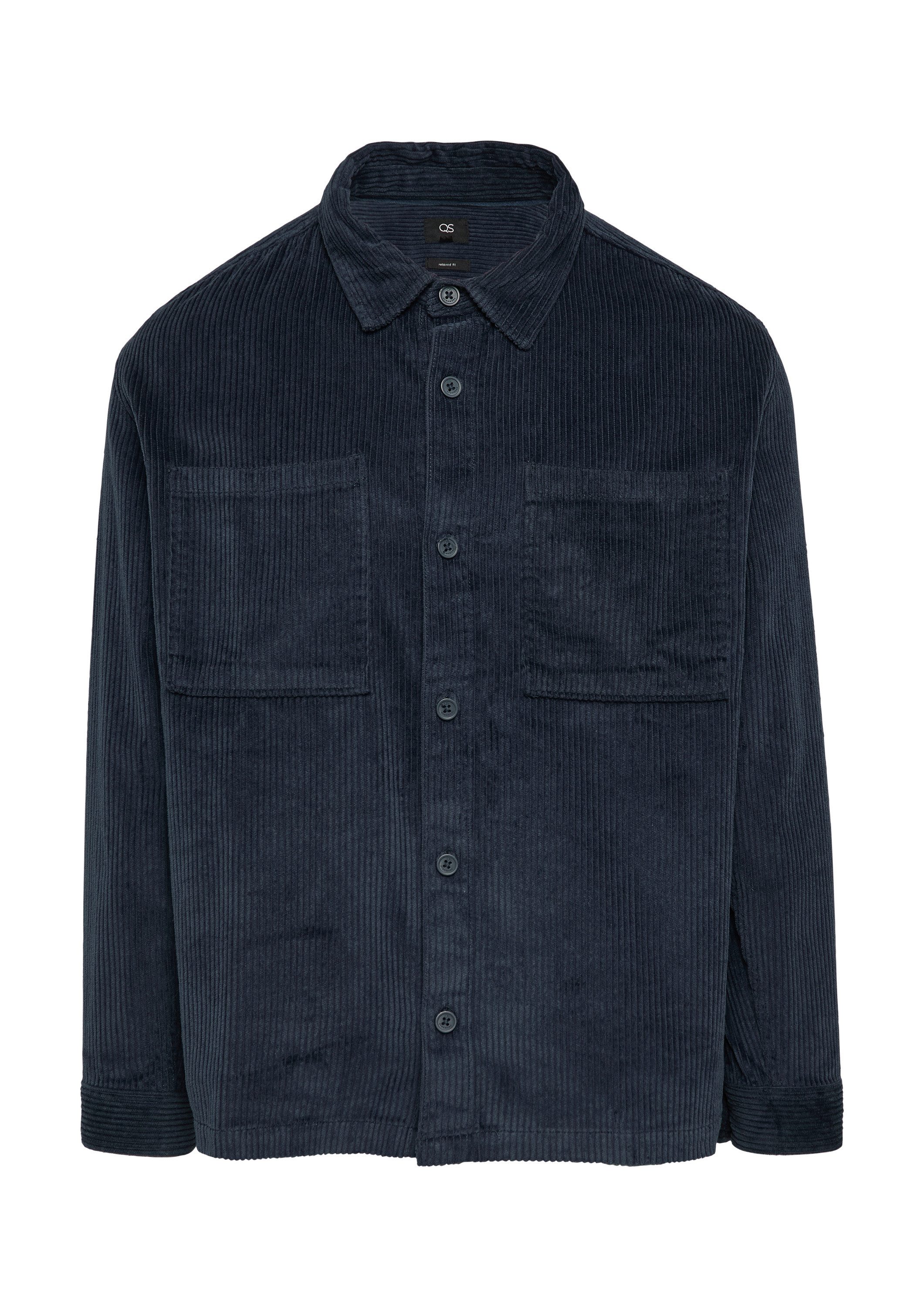 QS Hemdjacke Hemd Overshirt aus Breitcord günstig online kaufen