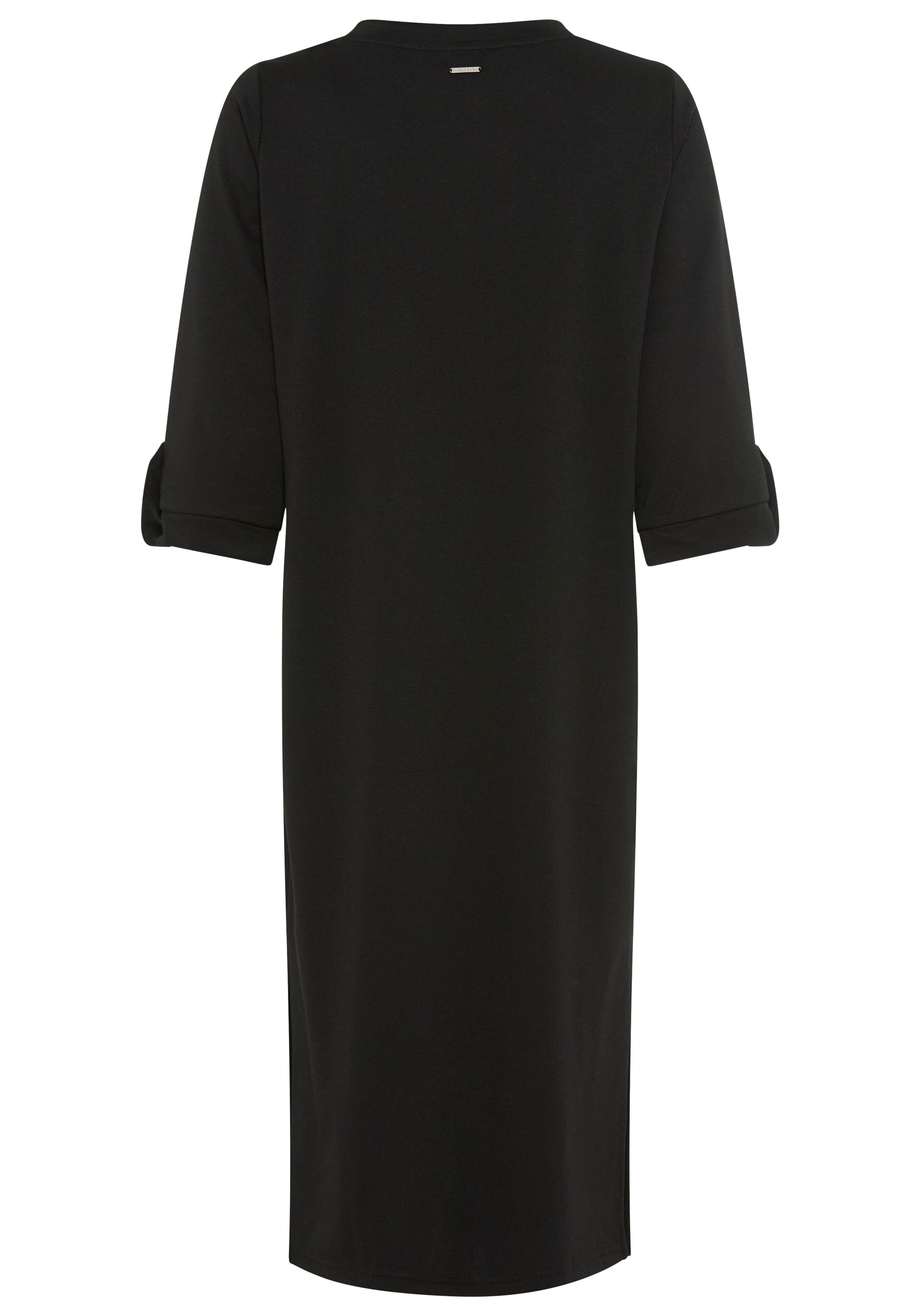 Laura Scott Midikleid aus Milano-Ribstoff, das perfekte Basic