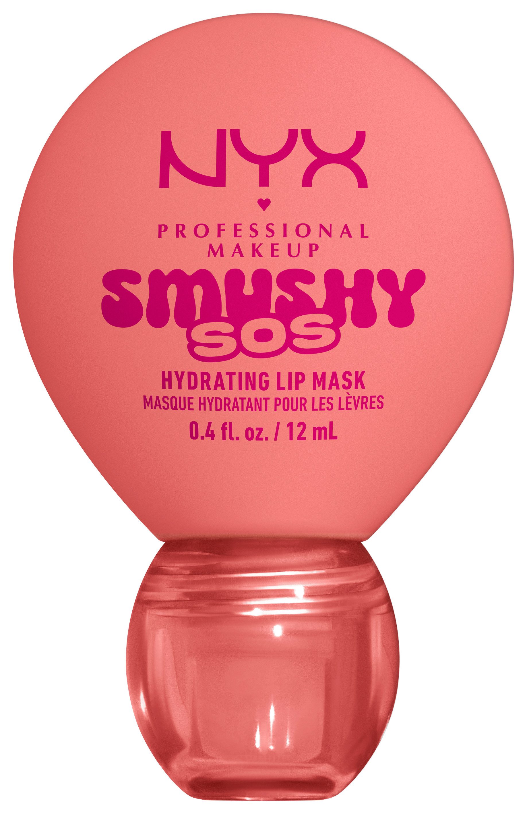 NYX PROFESSIONAL MAKEUP Lippenpflegemittel SMUSHY SOS GLOSSSY LIP BALM, pflege, getönte Farbe und professioneller Shine, alles in einem