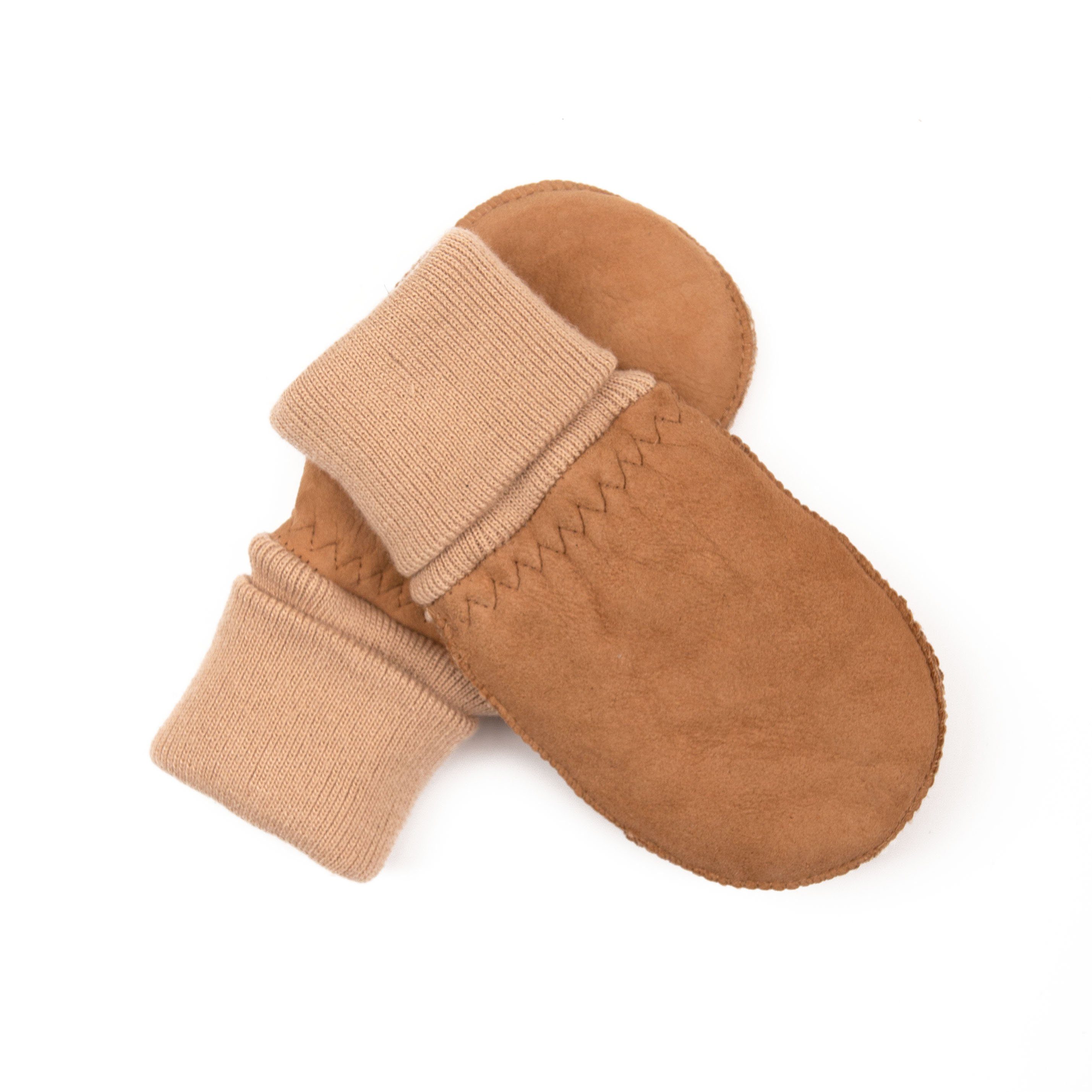 Hand Gewand by Weikert Fäustlinge Muckel - Baby Fäustling aus Merino Lammfell mit Lammfell-Fütterung