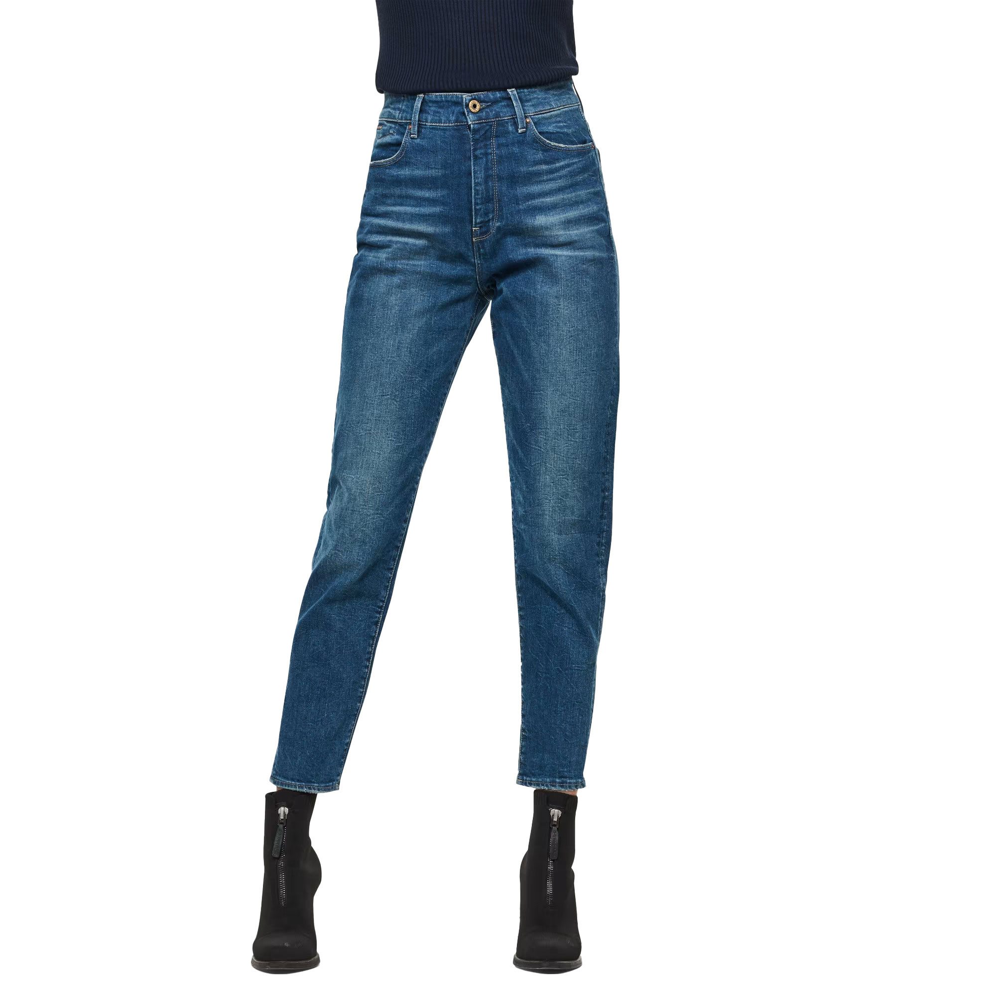 G-STAR Mom-Jeans Janeh Ultra High Mom Ankle Джинсы Ultra High Waist, Straight Fit, W27/L30