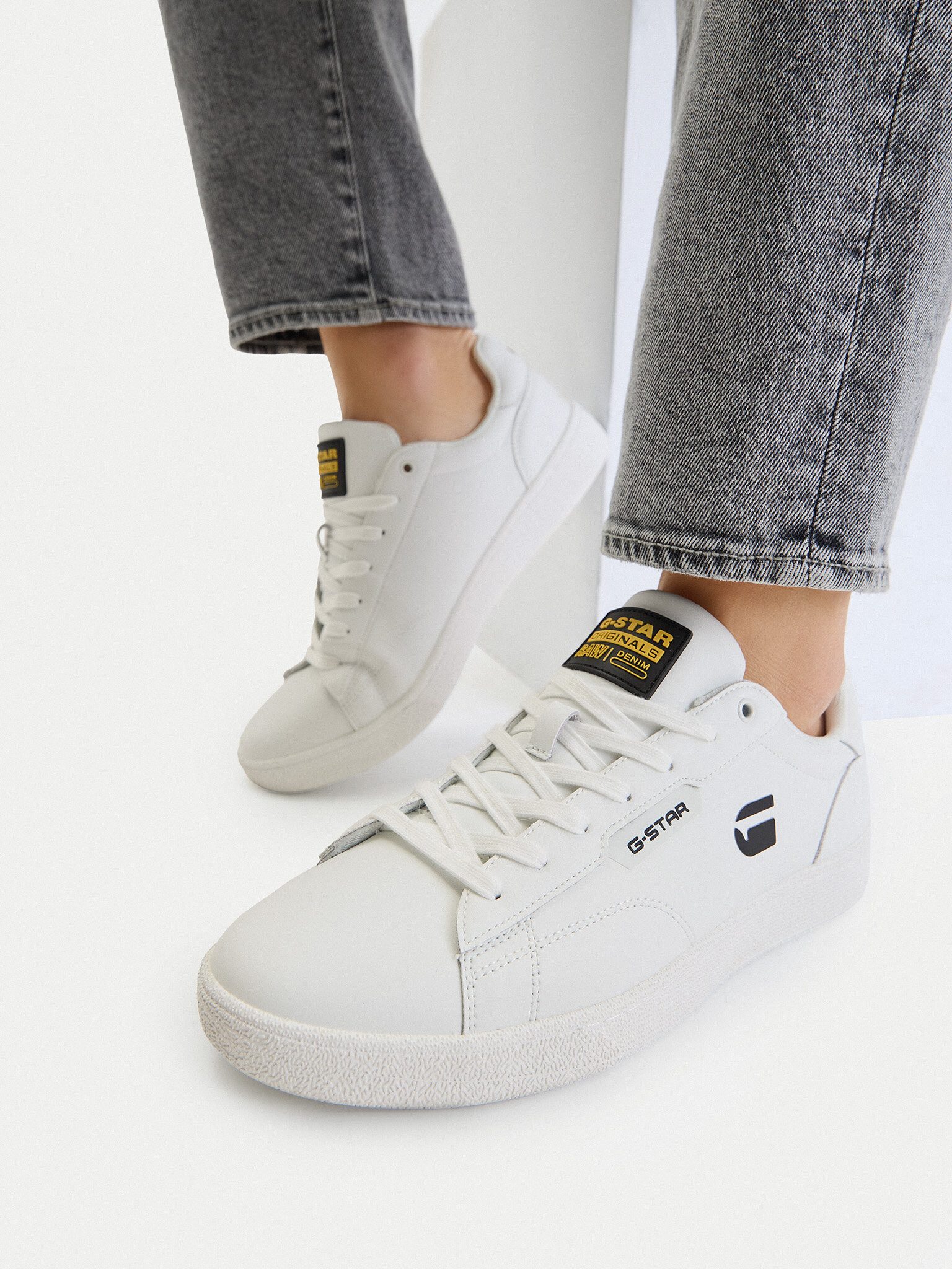 G-STAR G Star Raw Herrensneakers Weiß G-STAR RAW-CEO-JASPER-01 Weiß Sneaker