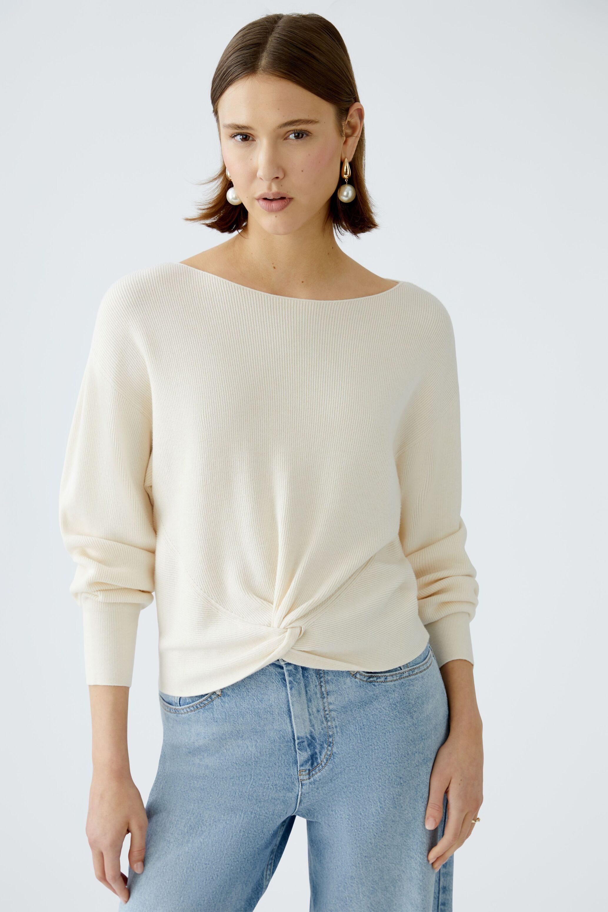 Oui Rundhalspullover Pullover günstig online kaufen