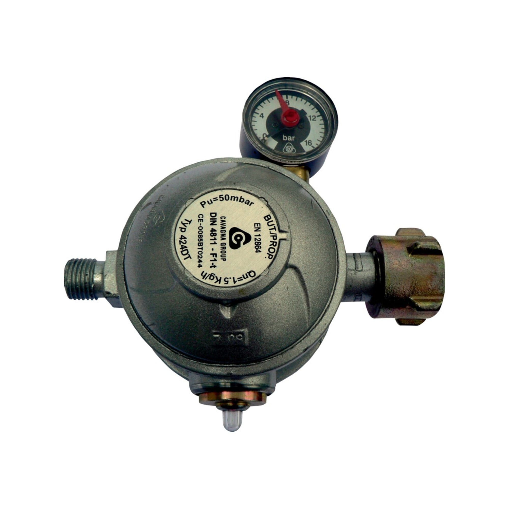 TGO Druckregler Regler 1,5kg/h, 50mbar zweistufig