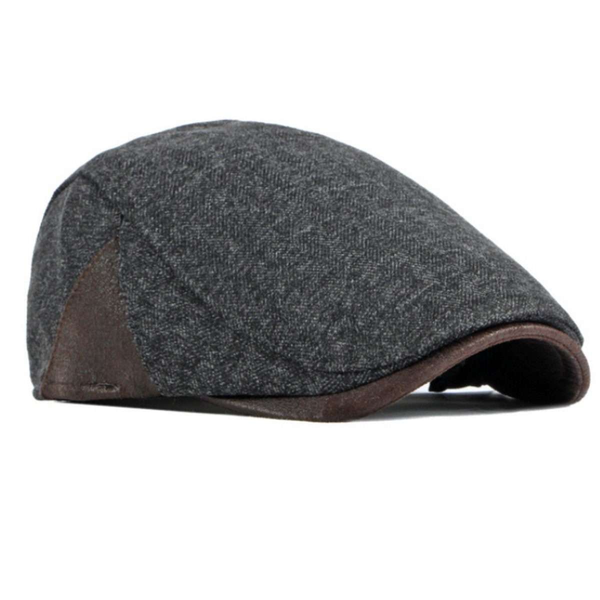 Sporty Flat Cap Flat Cap Klassik Schirmmütze mit Schirm Schiebermütze