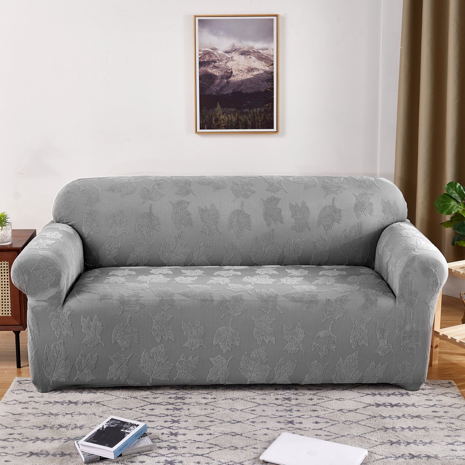 Sofahusse, HOMEIDEAS, Stretch Jacquard-Couch-Sofabezüge, Möbelschutzbezug