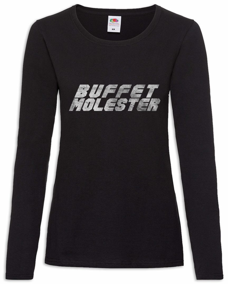 Urban Backwoods Langarmshirt Buffet Molester Damen Langarmshirt Dick Dicker Stolz Übergewicht (1-tlg) Chubby Pride Fat Large