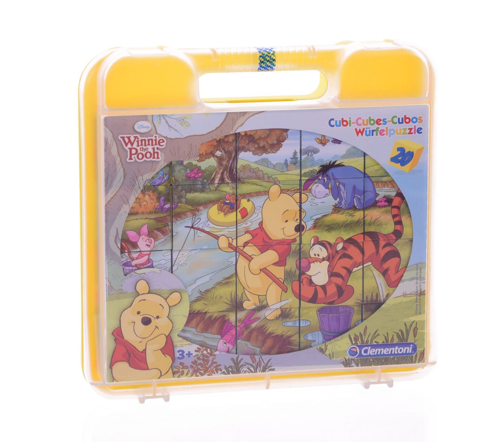 Clementoni® Puzzle Winnie Pooh Würfelpuzzle (20 Teile), 20 Puzzleteile