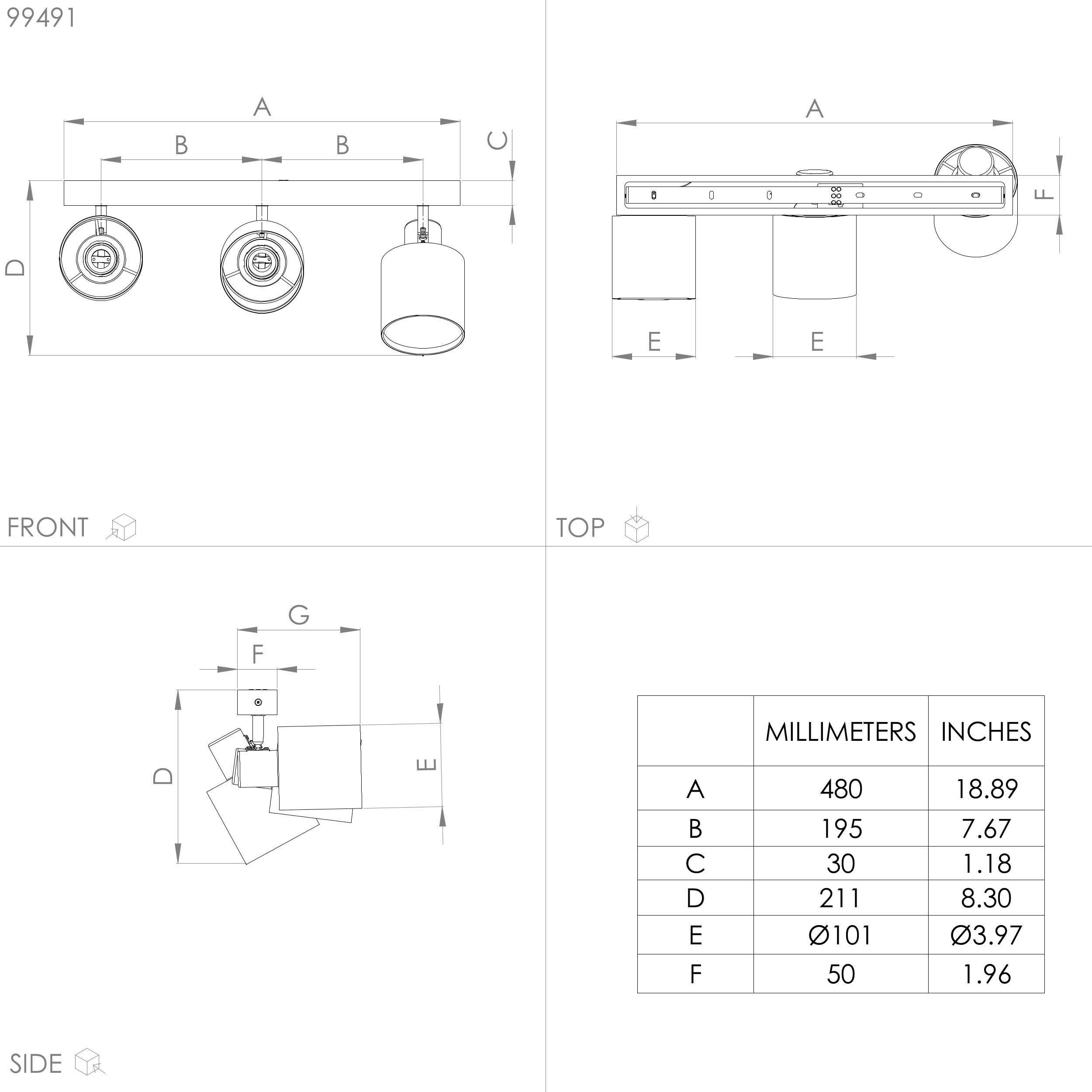 ohne Decke Wohnzimmerlampe, EGLO skandi, BATALLAS, Leuchtmittel, Deckenleuchte Deckenspot Leuchtmittel wechselbar, Lampe Deckenstrahler,