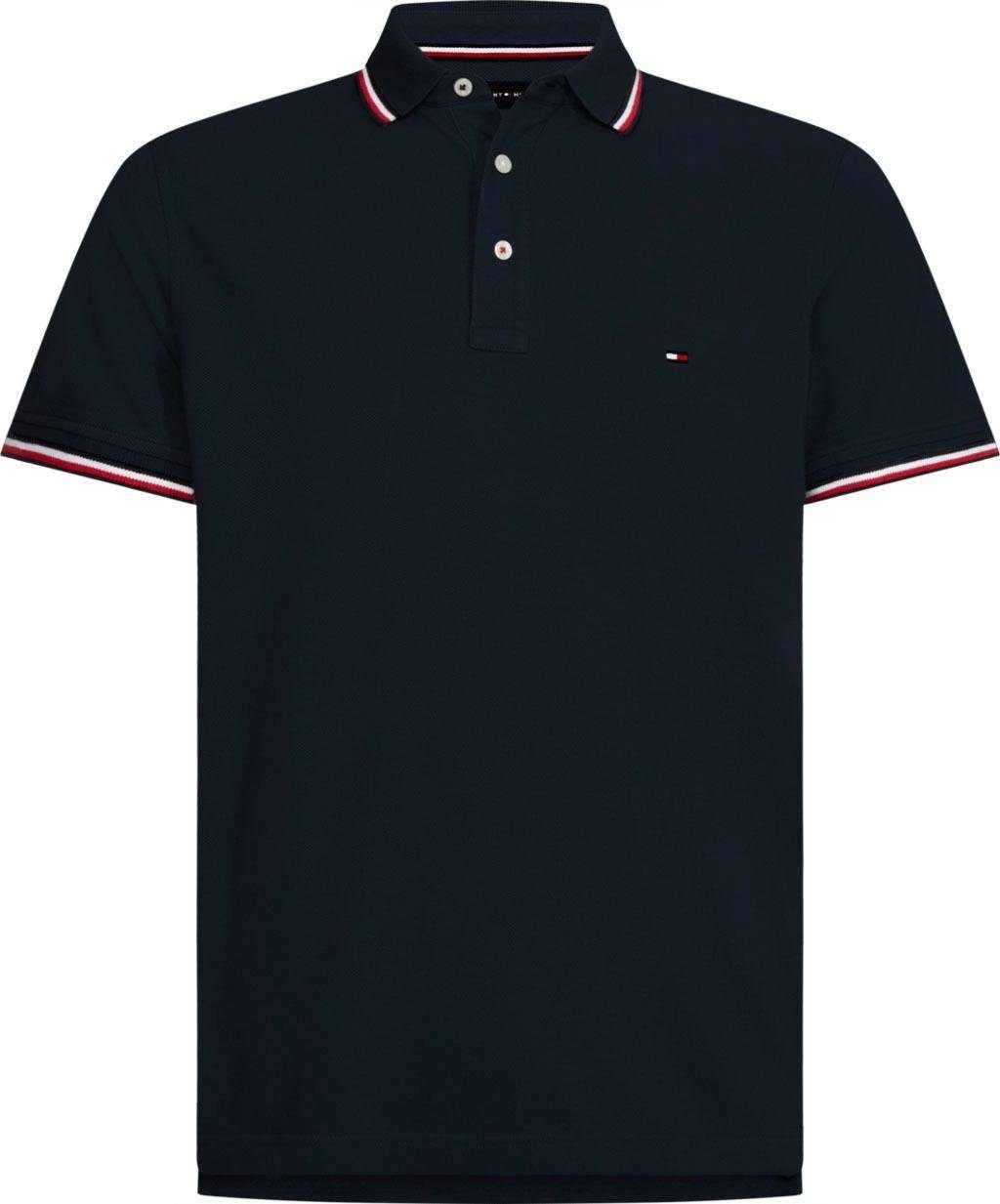 Tommy Hilfiger Polo-shirt Tipped Hilfiger Placket Slm Polo für Herren Herren Bekleidung T-Shirts Poloshirts 