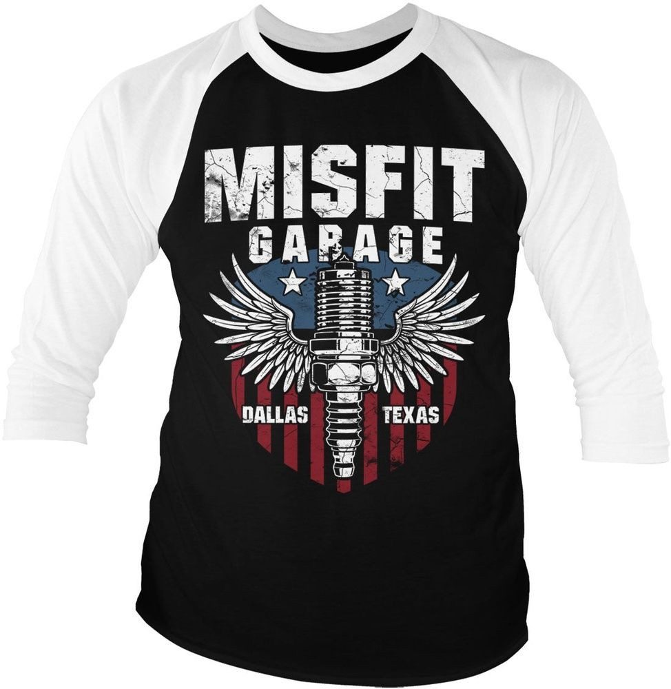 T-Shirt American Piston Baseball 3/4 Sleeve Tee