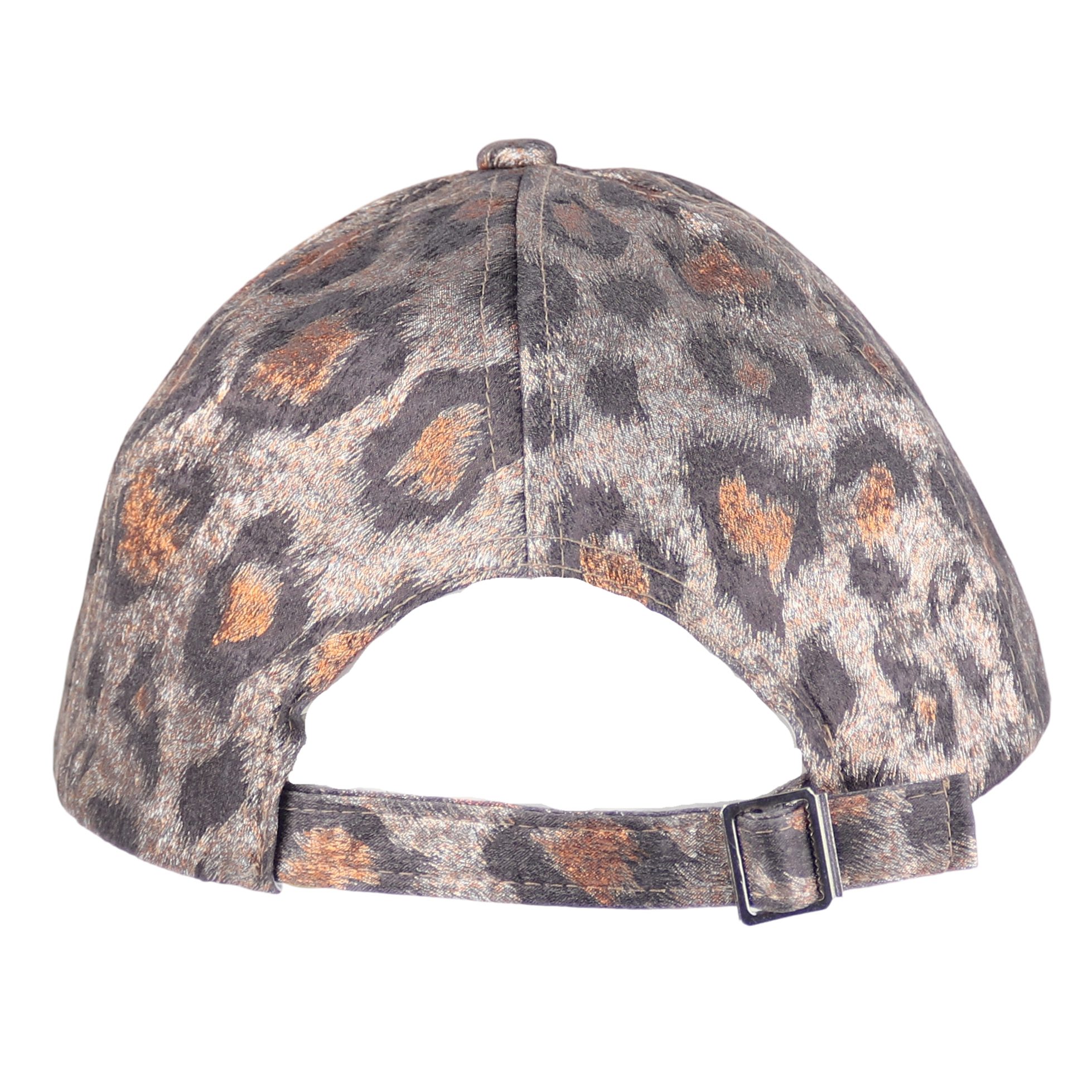 MIRROSI Baseball Cap Damen Cap aus reinem Baumwolle mit Shirm LOVE Leopard (Outdor Cap, Feldmütze, Kappe) Atmungsaktiv, Einheitsgröße