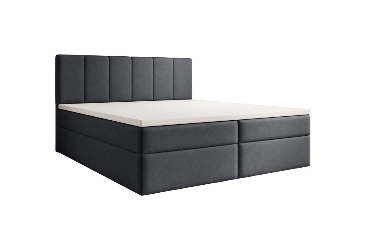 Luxusbetten24 Boxspringbett Aurelia Stoff, mit Stauraum günstig online kaufen