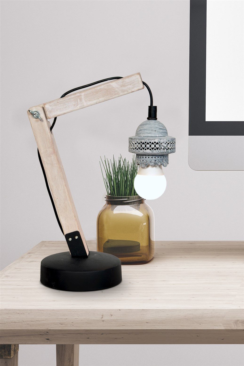 Kayoom Tischleuchte Tischlampe Rossa VI, ohne Leuchtmittel, modern, kombinierbar