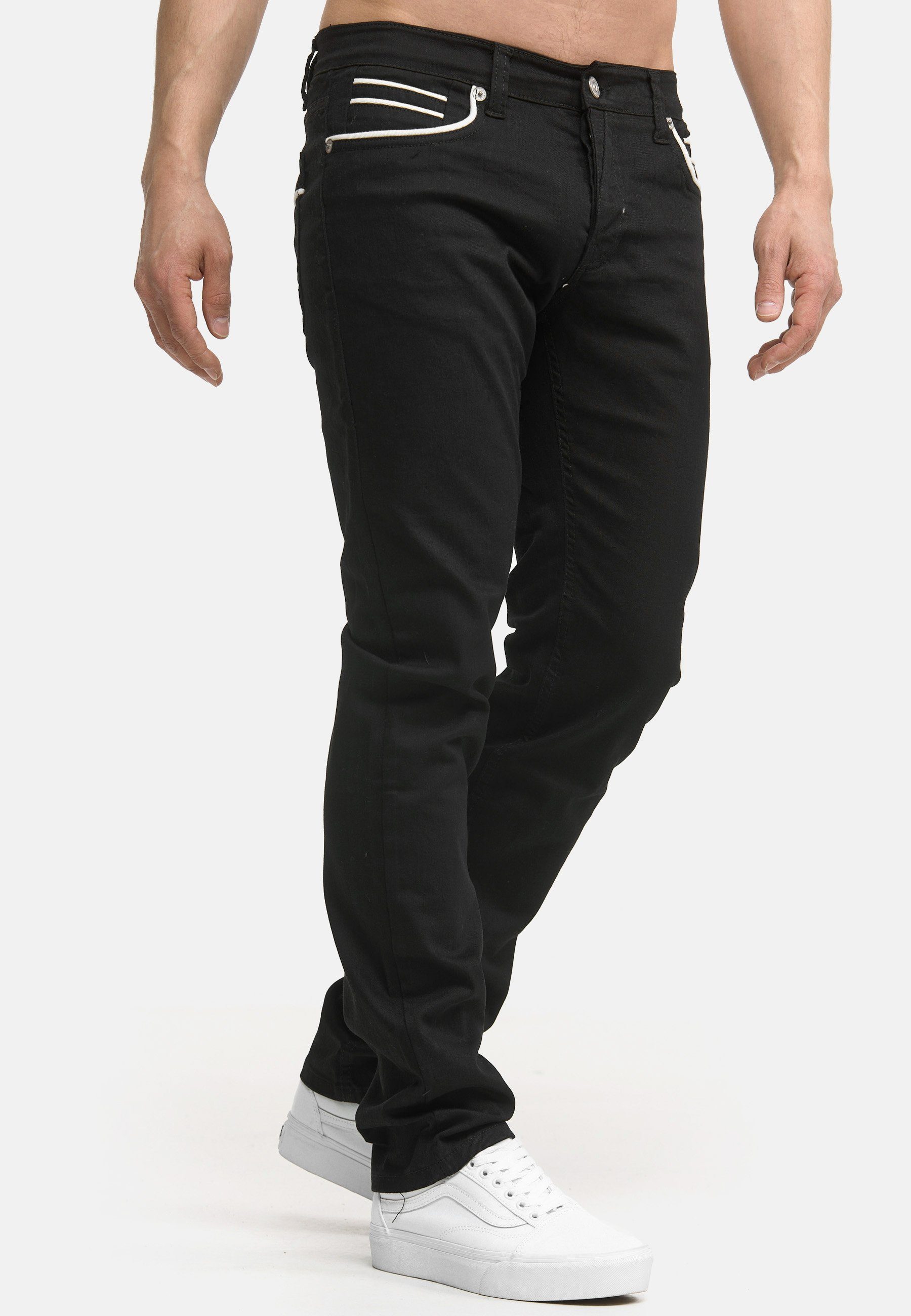 Code47 Regular-fit-Jeans Code47 Herren Jeans Modell 3450 Black