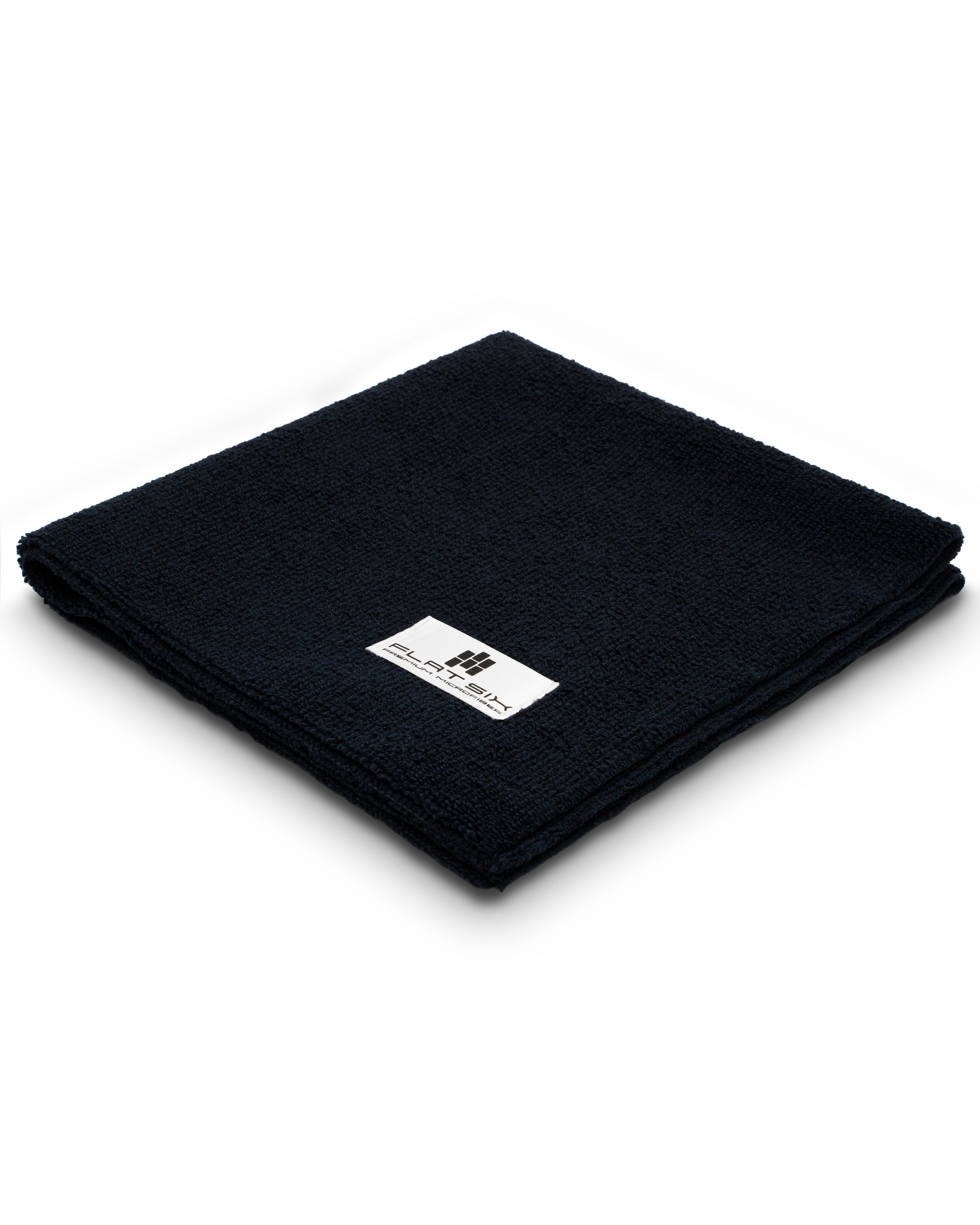 Flat Six Mikrofasertuch – Premium Poliertuch & Trockentuch für Autopflege Mikrofasertuch (1-tlg., 40x40 cm, 385 GSM, weich, randlos & lackschonend)