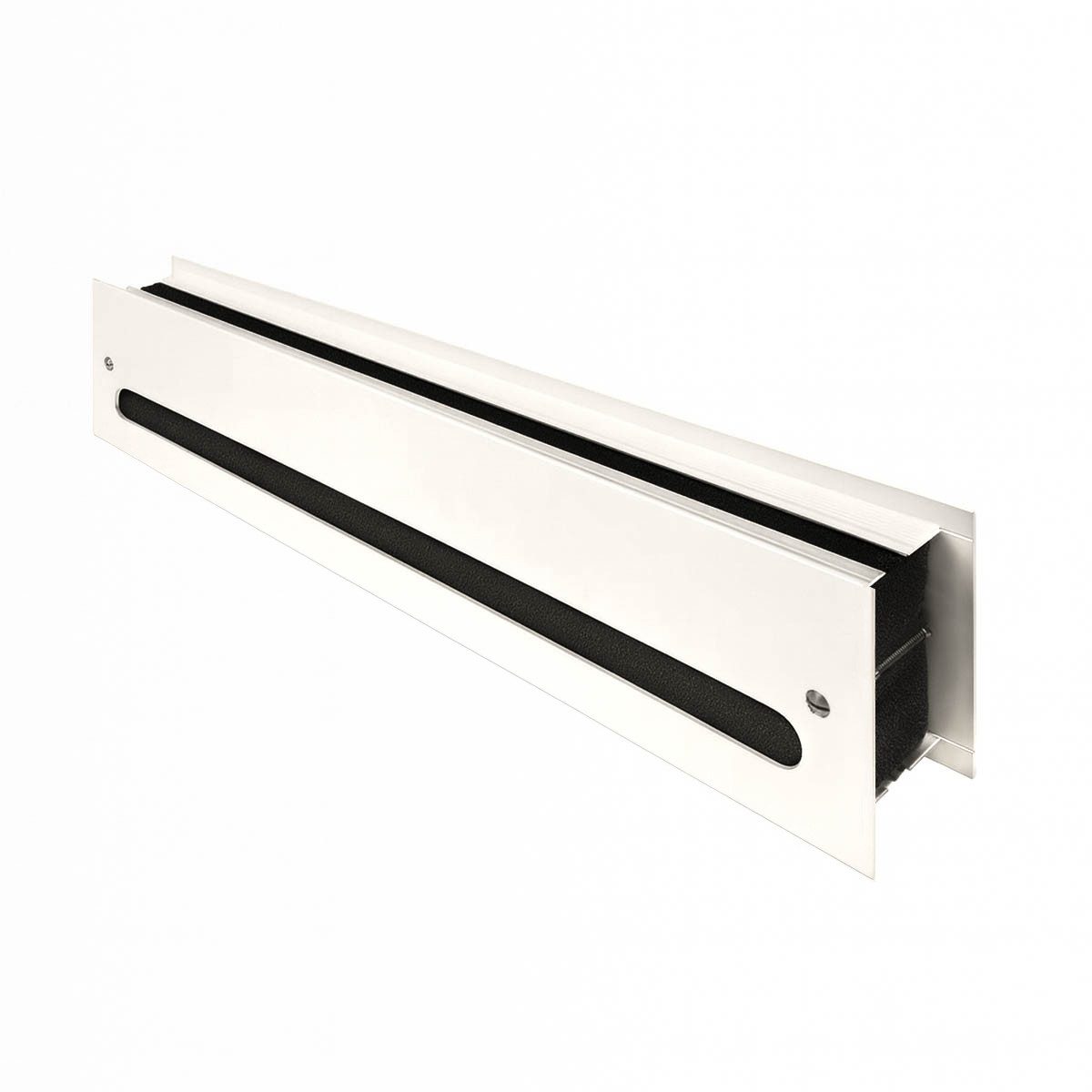 MS Beschläge Lüftungsgitter Schallschutzgitter 450mmx100mm - Türlüftungsgitter, schalldämmend geprüft EN ISO 717-1 - Weiß RAL9010 – Bild 2 von 5