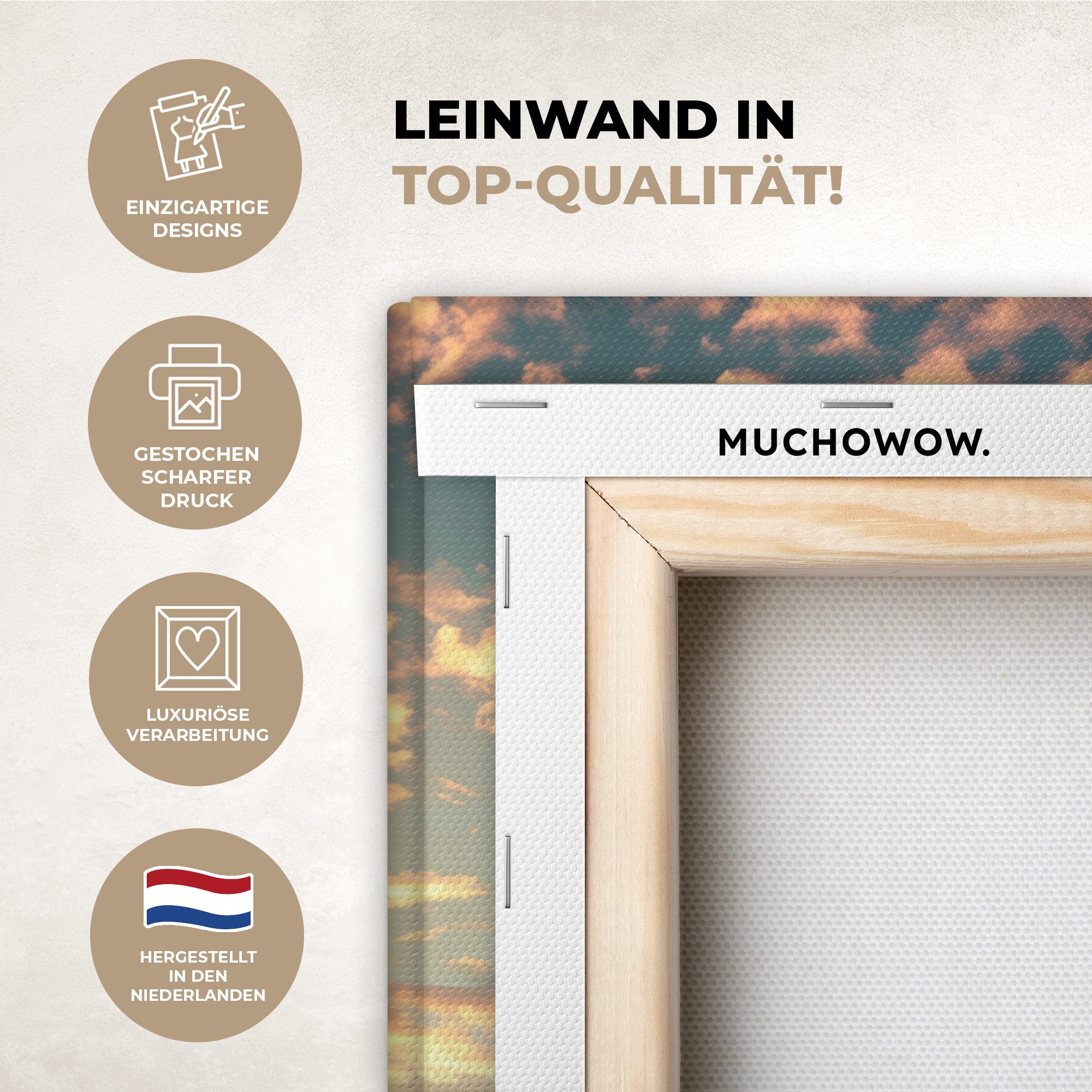 OneMillionCanvasses® Leinwandbild Heißluftballon - Träume - günstig online kaufen