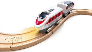 Hape Spielzeug-Eisenbahn Batteriebetriebenes Intercity-Zugset