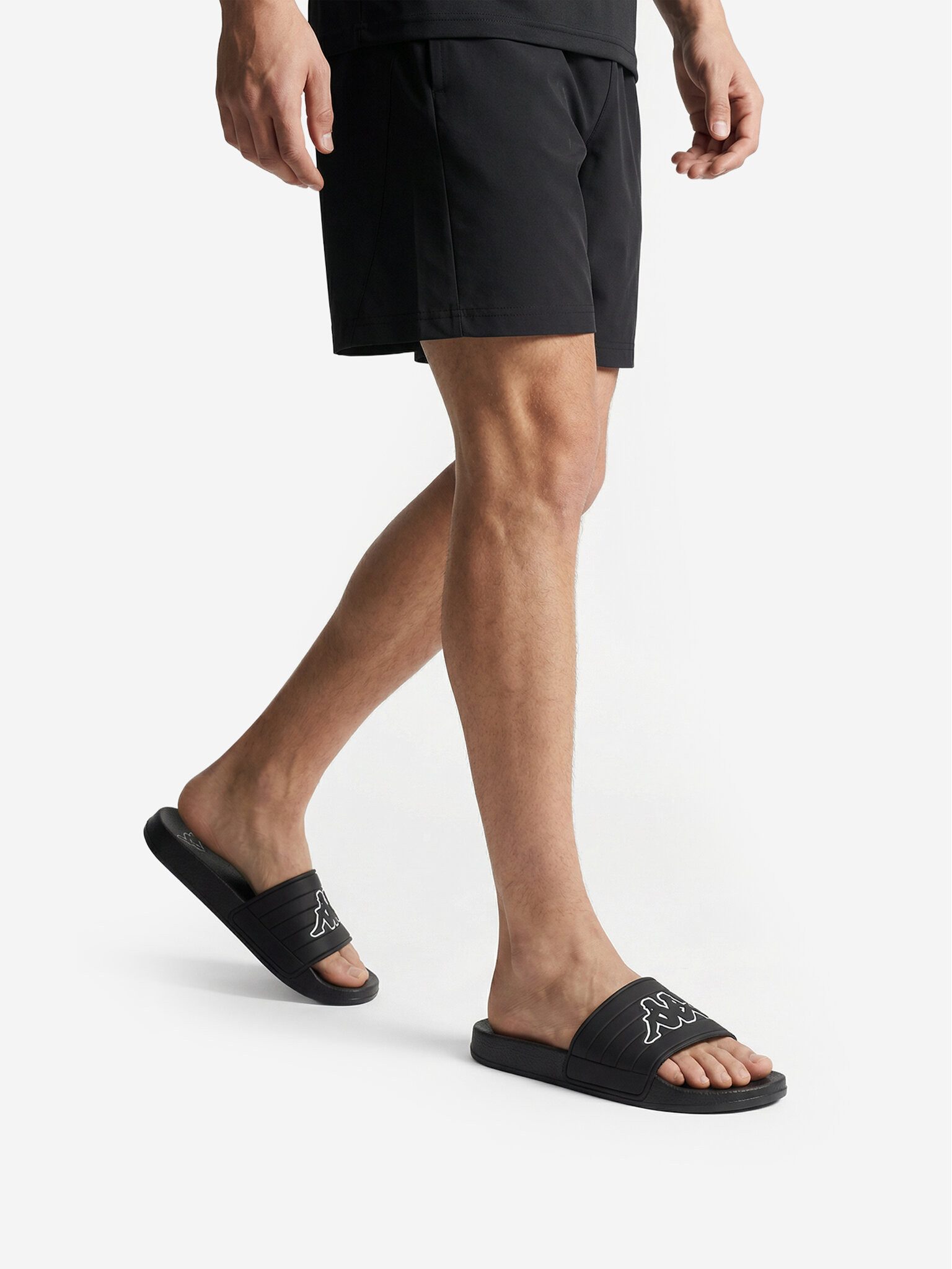 Kappa Kappa Herren Flip-Flops Schwarz SS24-M1 Badepantolette