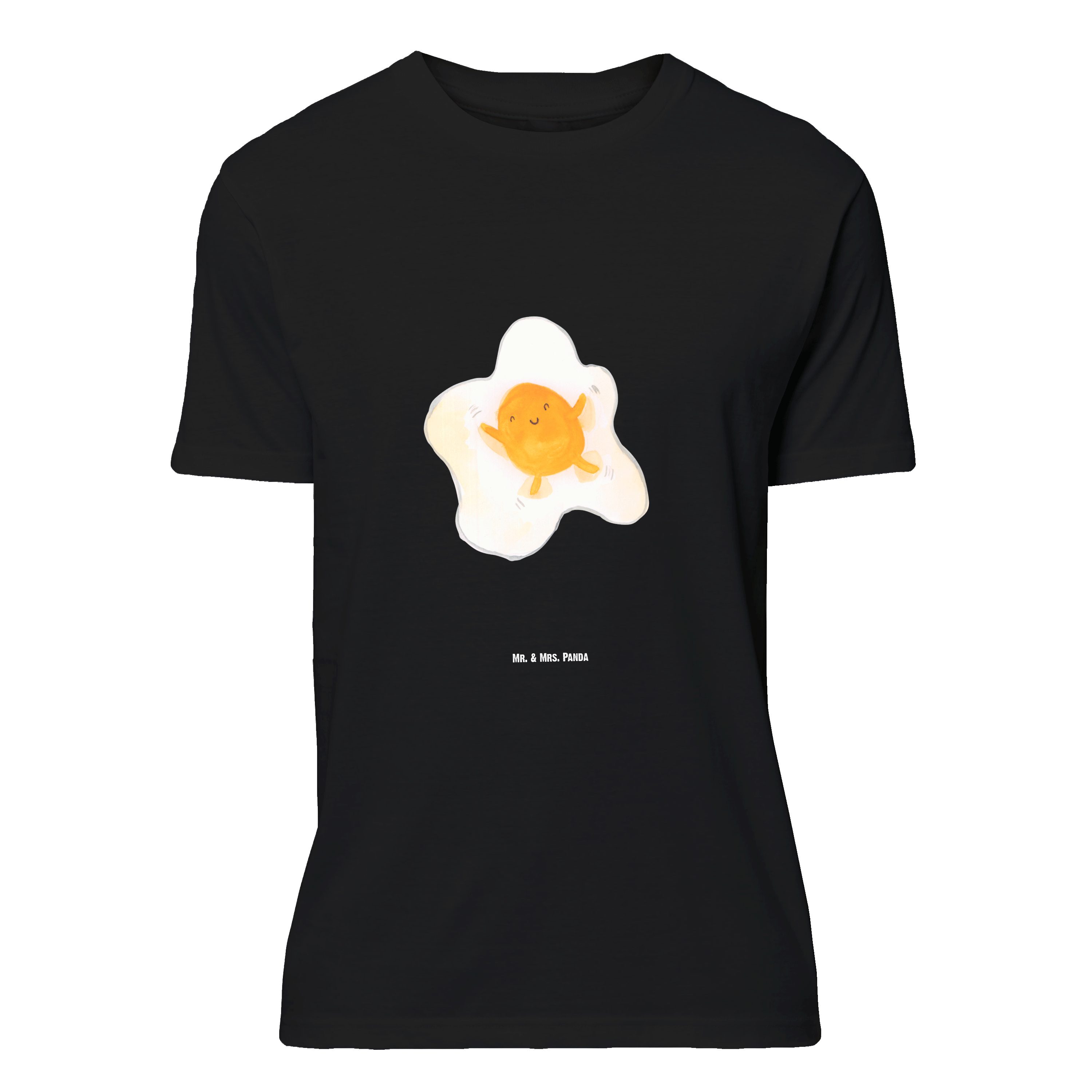 Mr. & Mrs. Panda TShirt Spiegelei Schwarz Geschenk, Herrn, Tiere