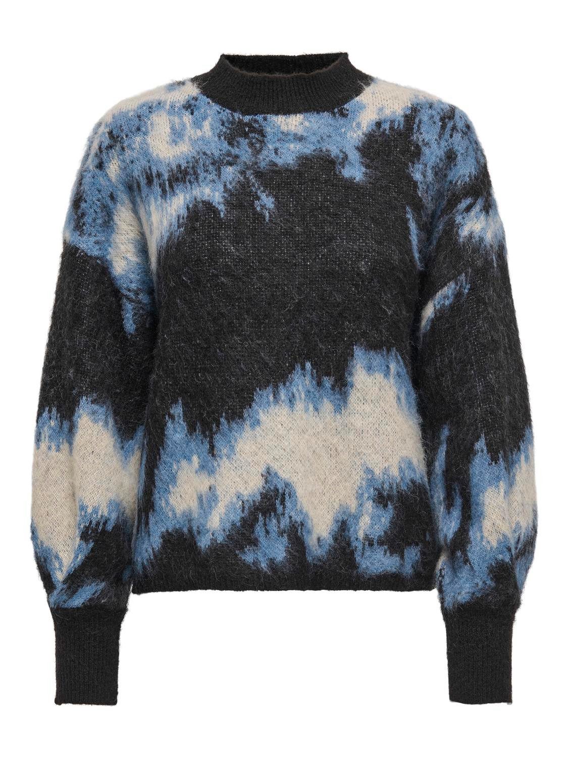 Strickpullover Strickpullover Weich Rundhals Langarm Tiefe Schultern