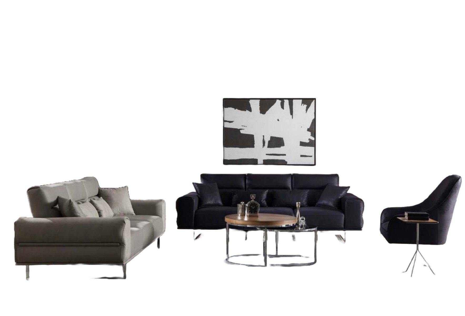 Xlmoebel Drehsessel Hochwertige Wohnzimmermöbel wie Sessel Relaxstühle und Sofas (1-St., Sessel), Hergestellt in Europa