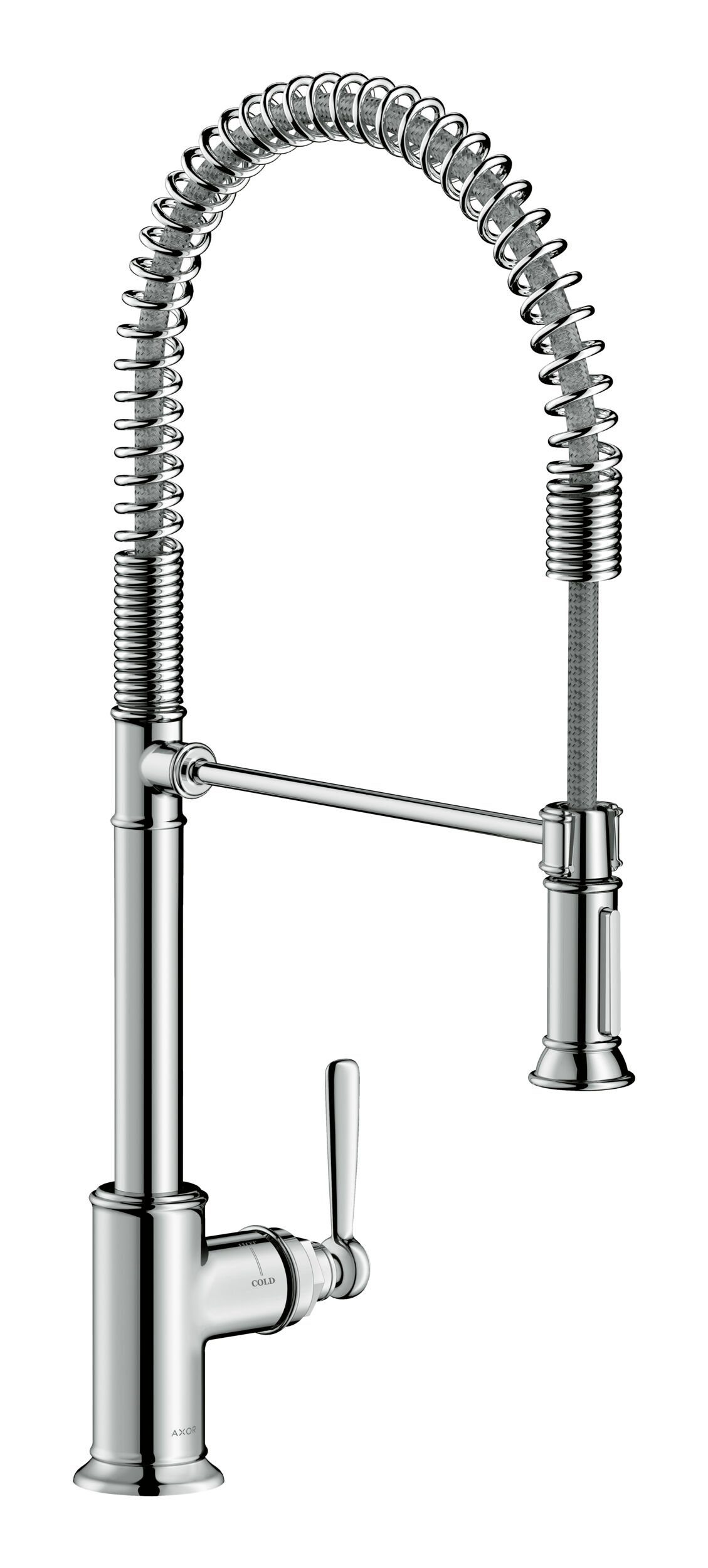 hansgrohe Küchenarmatur Axor Montreux 210 Einhebel-Küchenmischer Semi-Pro - Edelstahl Finish