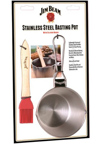 JIM BEAM BBQ Из нержавеющей стали кастрюля с аэрато...