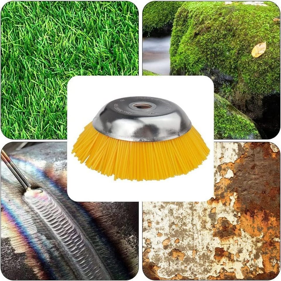 Thumbnail - BlingBin Ersatzbürste 8 Zoll Unkrautbürste für Freischneider, Motorsense Zubehör, Garten, Rasen, Teich, Vorgarten, (1 Se...