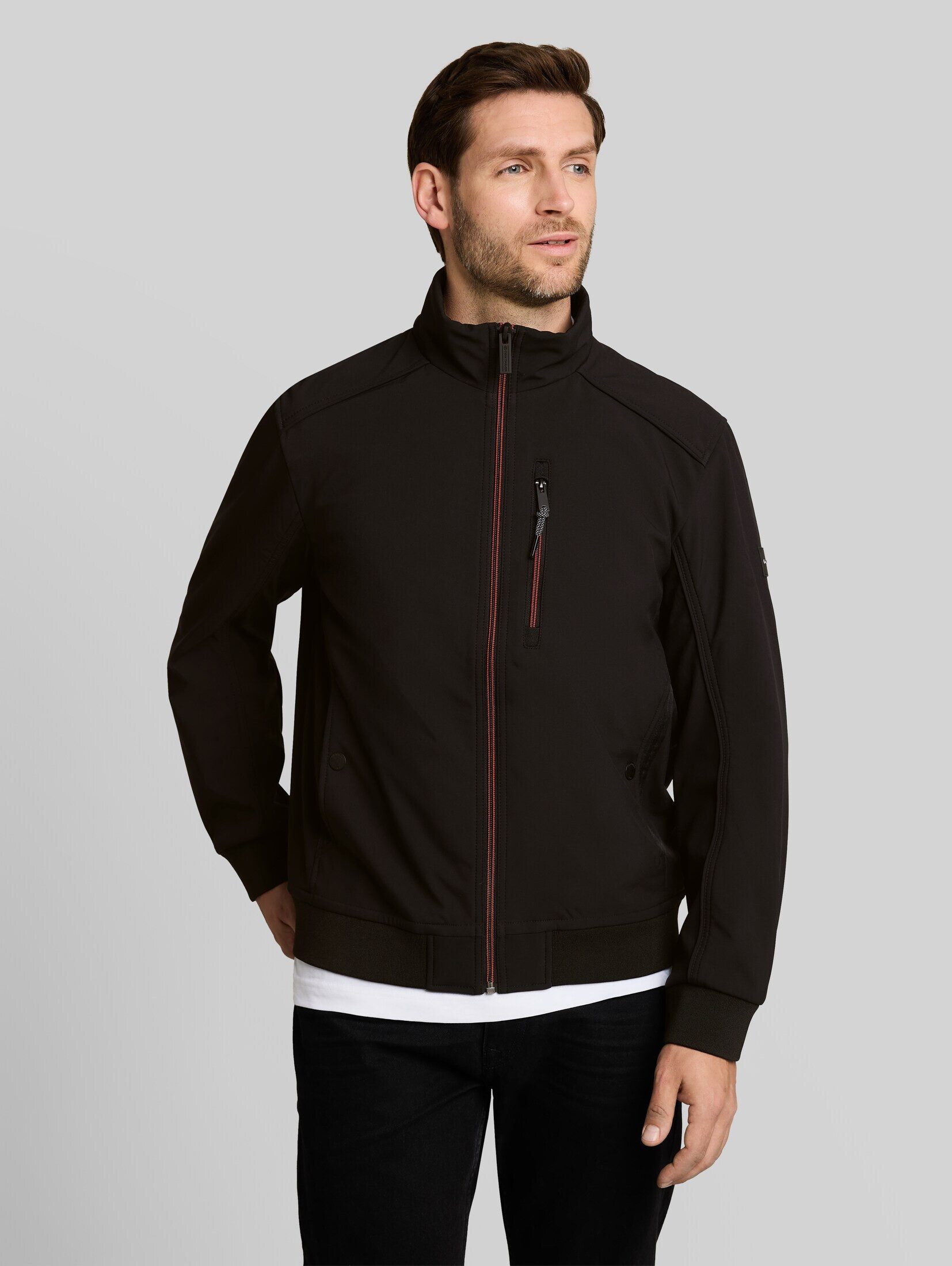 TOM TAILOR Outdoorjacke Jacken Softshell Jacke mit Stehkragen