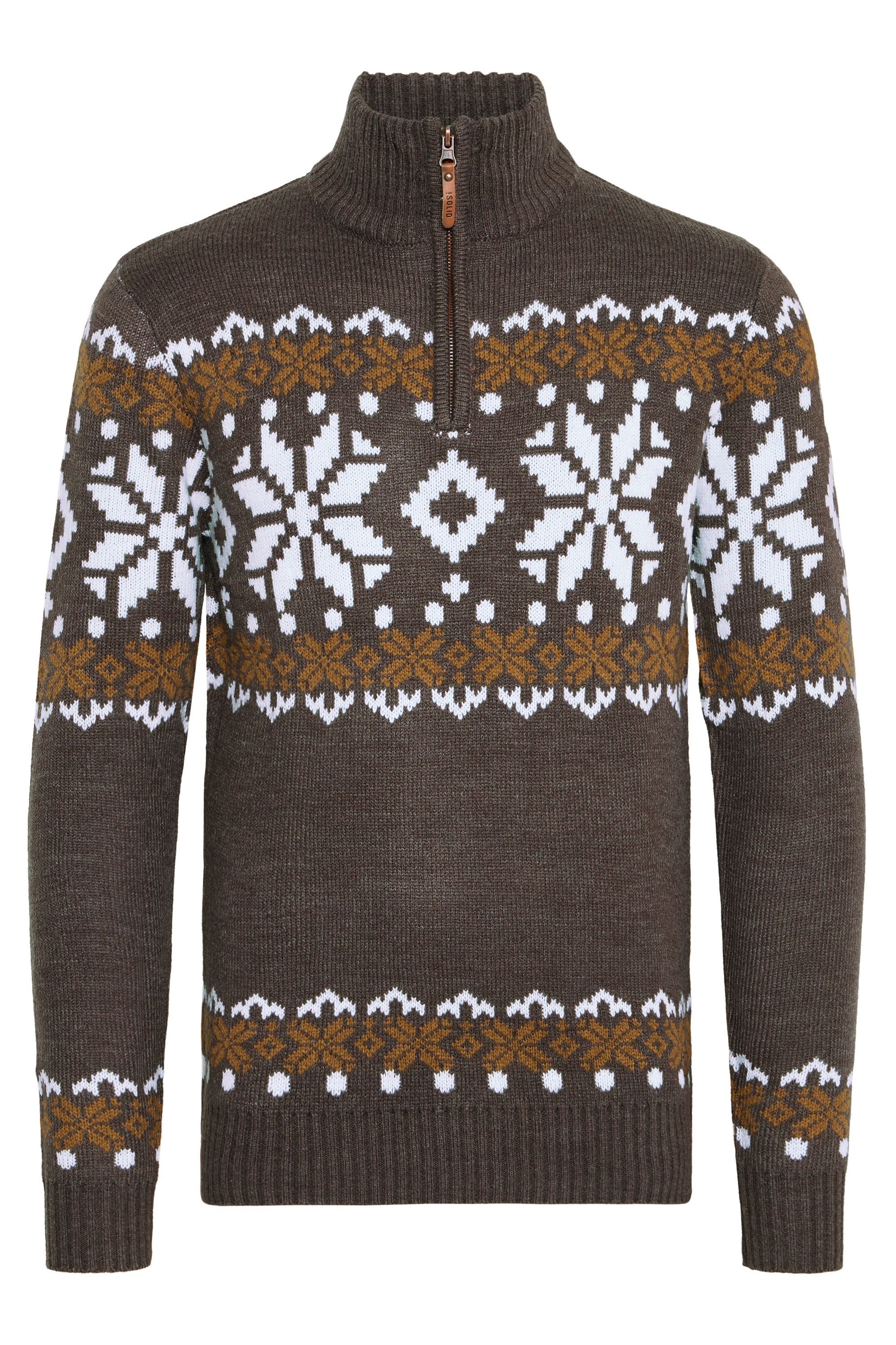 !Solid Troyer SDNorwin Strickpulli mit Norweger Strickmuster günstig online kaufen