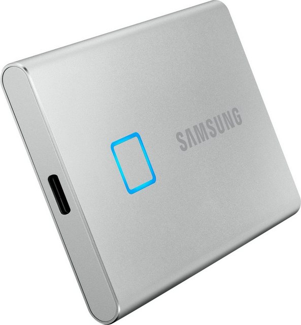 Samsung »Portable SSD T7 Touch« externe SSD (500 GB) 1050 MB/S Lesegeschwindigkeit, 1000 MB/S Schreibgeschwindigkeit