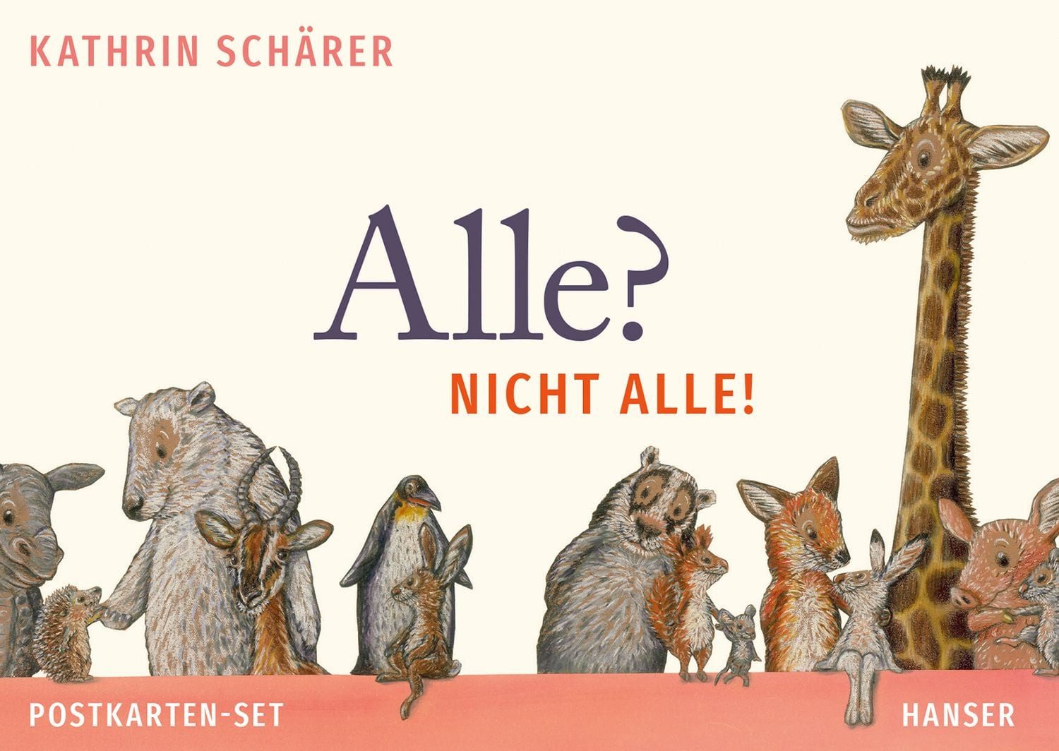 Alle? Nicht alle! Postkarten-Set / Kathrin Schärer