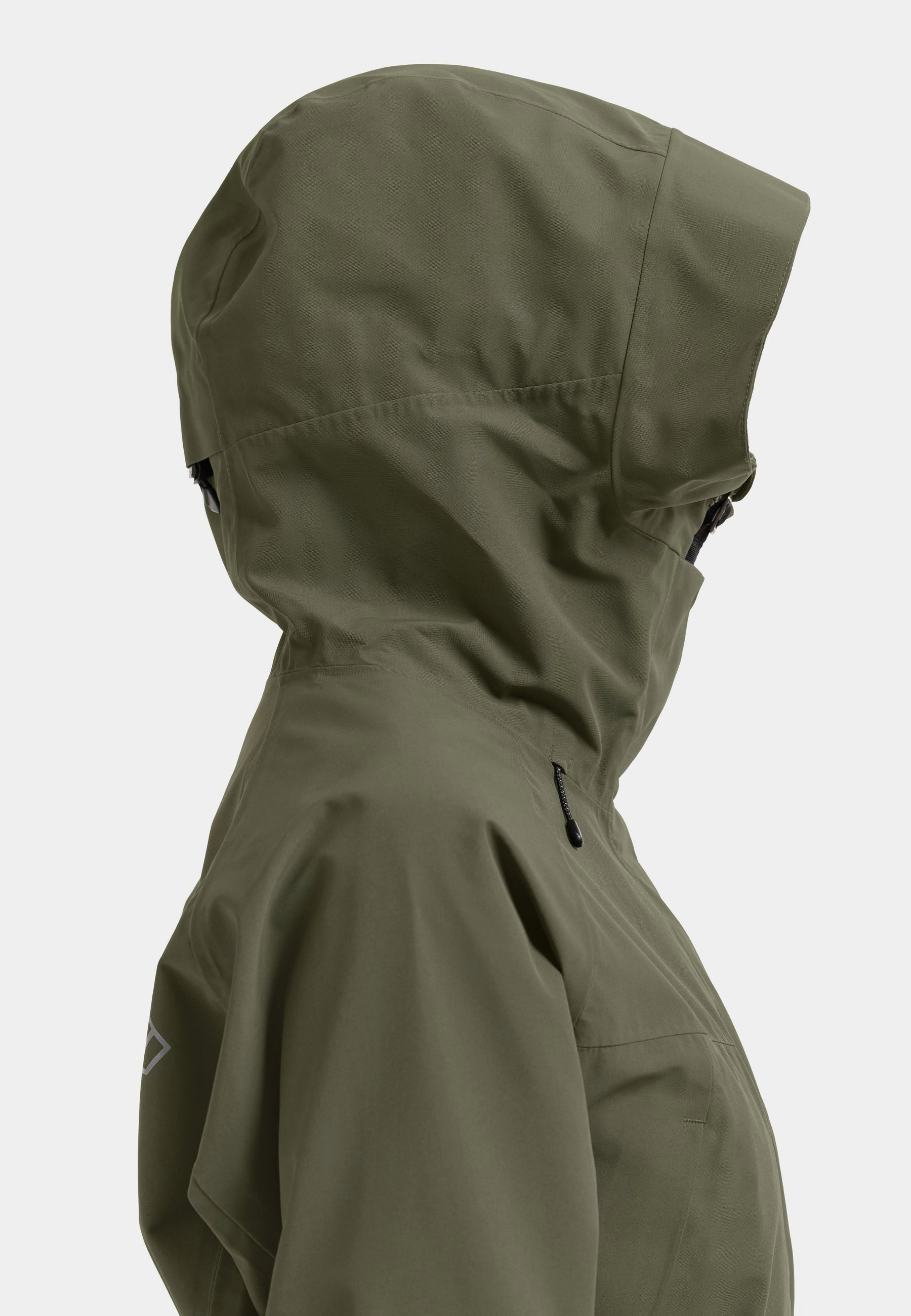 Didriksons Parka Damen Übergangsjacke Mantel Wasserdicht ILMA mit Kapuze mit Taschen