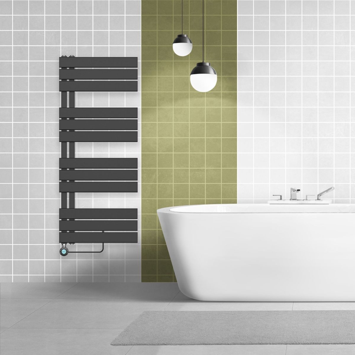 Belrad Heizkörper BUCZE1600500, Elektrischer Badheizkörper Paneel Anschluss günstig online kaufen