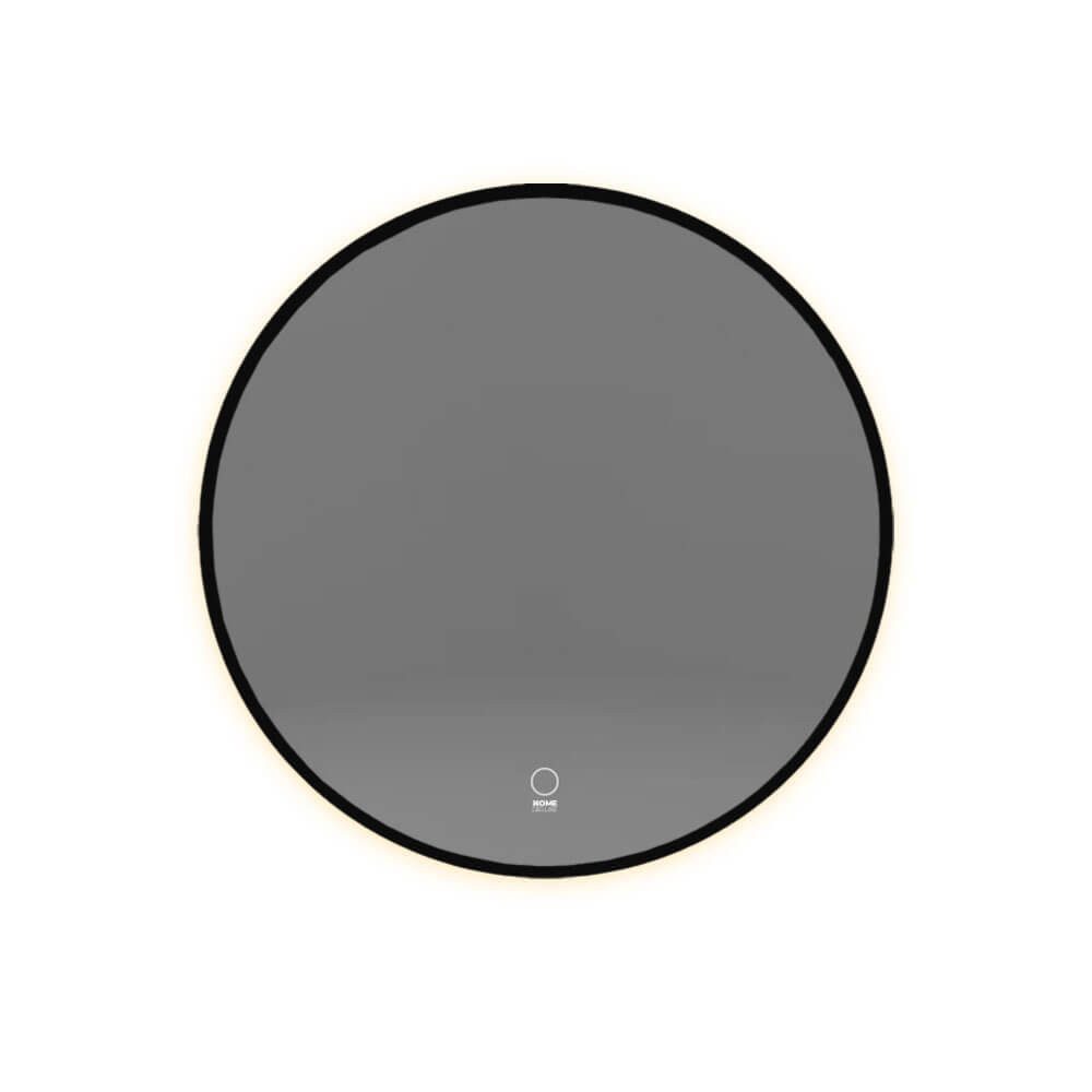 HOME DELUXE Badspiegel LED-Spiegel Rund DUBI - Beschlagfrei & Dimmbar, Badezimmerspiegel, Badspiegel mit Beleuchtung, Wandspiegel – Bild 4 von 5