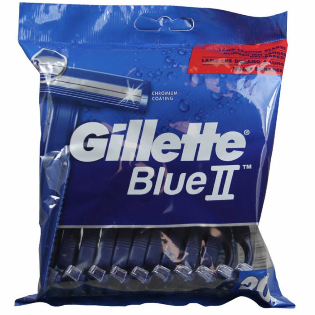 Gillette Körperrasierer Blue II Disponsable Razors 20 Stücke