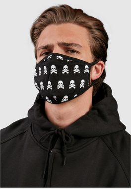 MisterTee Mund-Nasen-Maske MisterTee Unisex Skull Face Mask 2-Pack