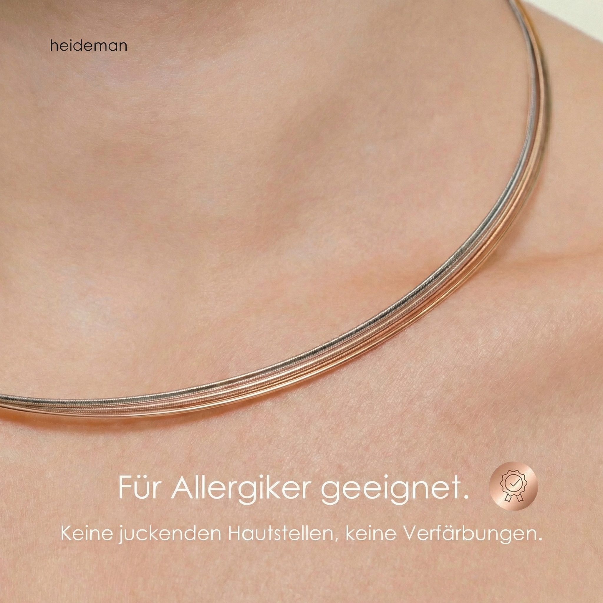 Heideman Collier Linea 5 bicolor (keine Angabe, inkl. Geschenkverpackung), günstig online kaufen